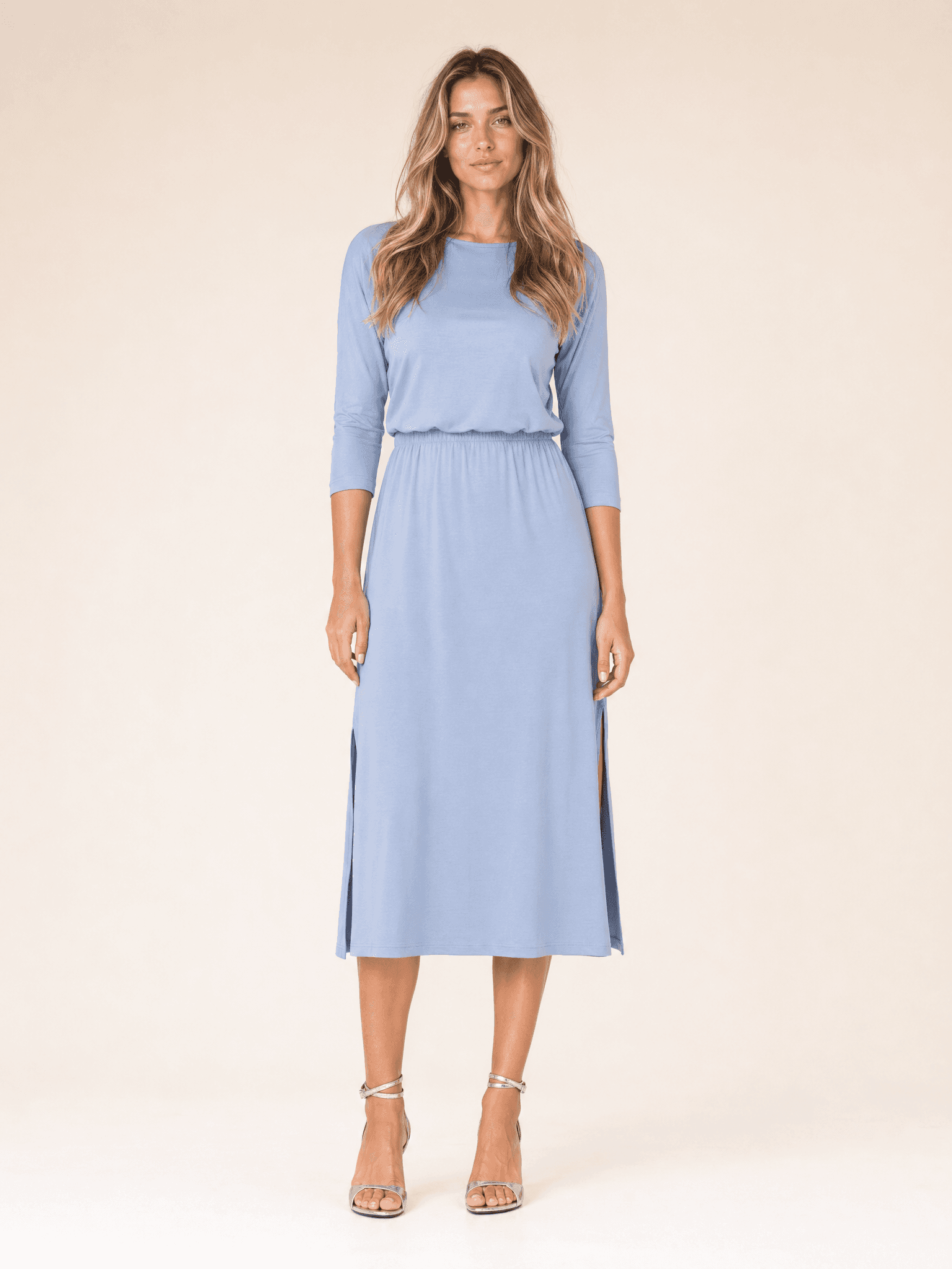 Blaues Kleid aus Modal Hot As Hell — Foto 8