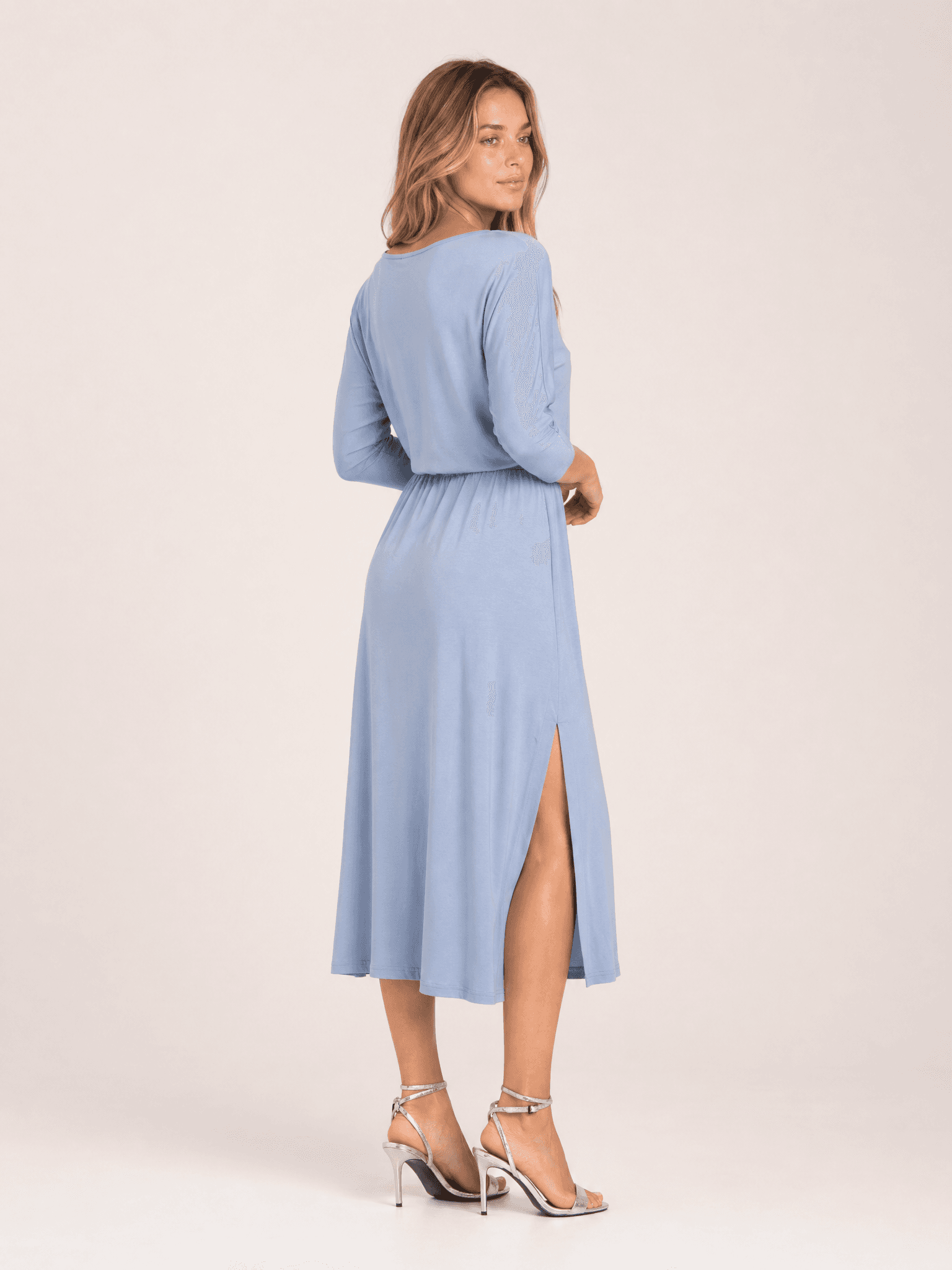 Blaues Kleid aus Modal Hot As Hell — Foto 3