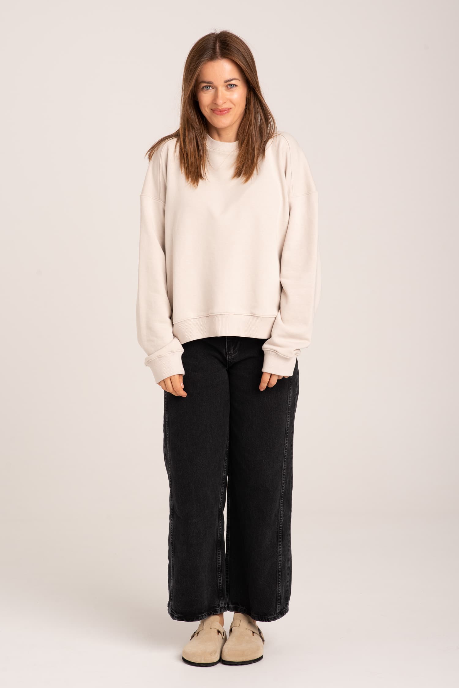 Beżowa bluza NORA (jasny beż) — zdjęcie 3