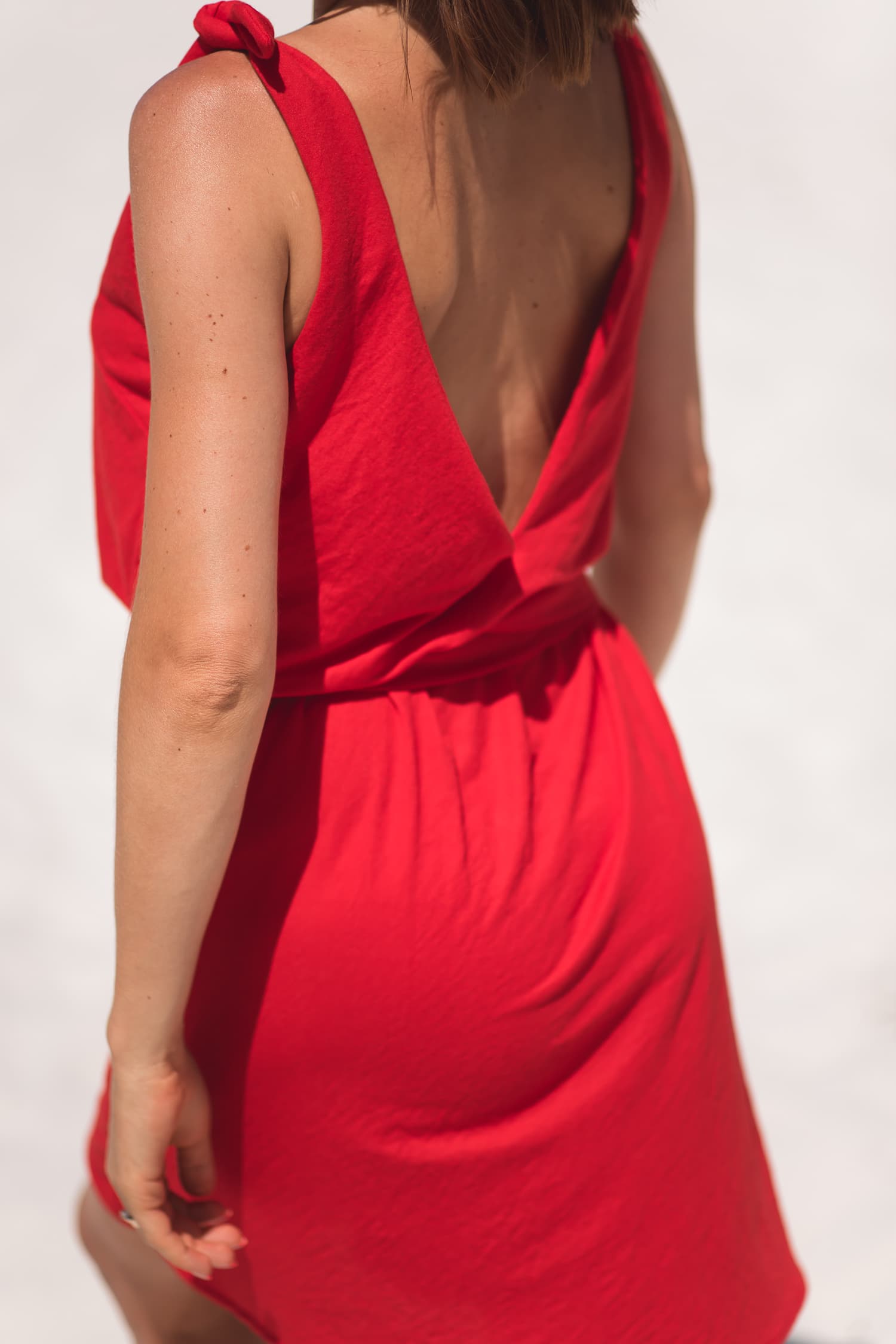 Summer Dress SAMAR – Red — photo 3