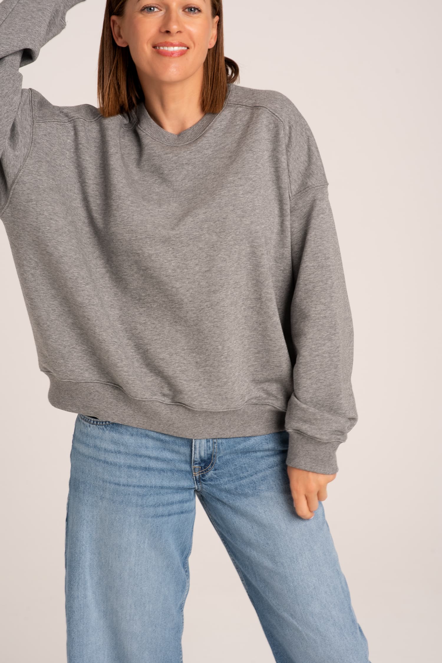 Grey Melange Nora Sweatshirt — photo 6