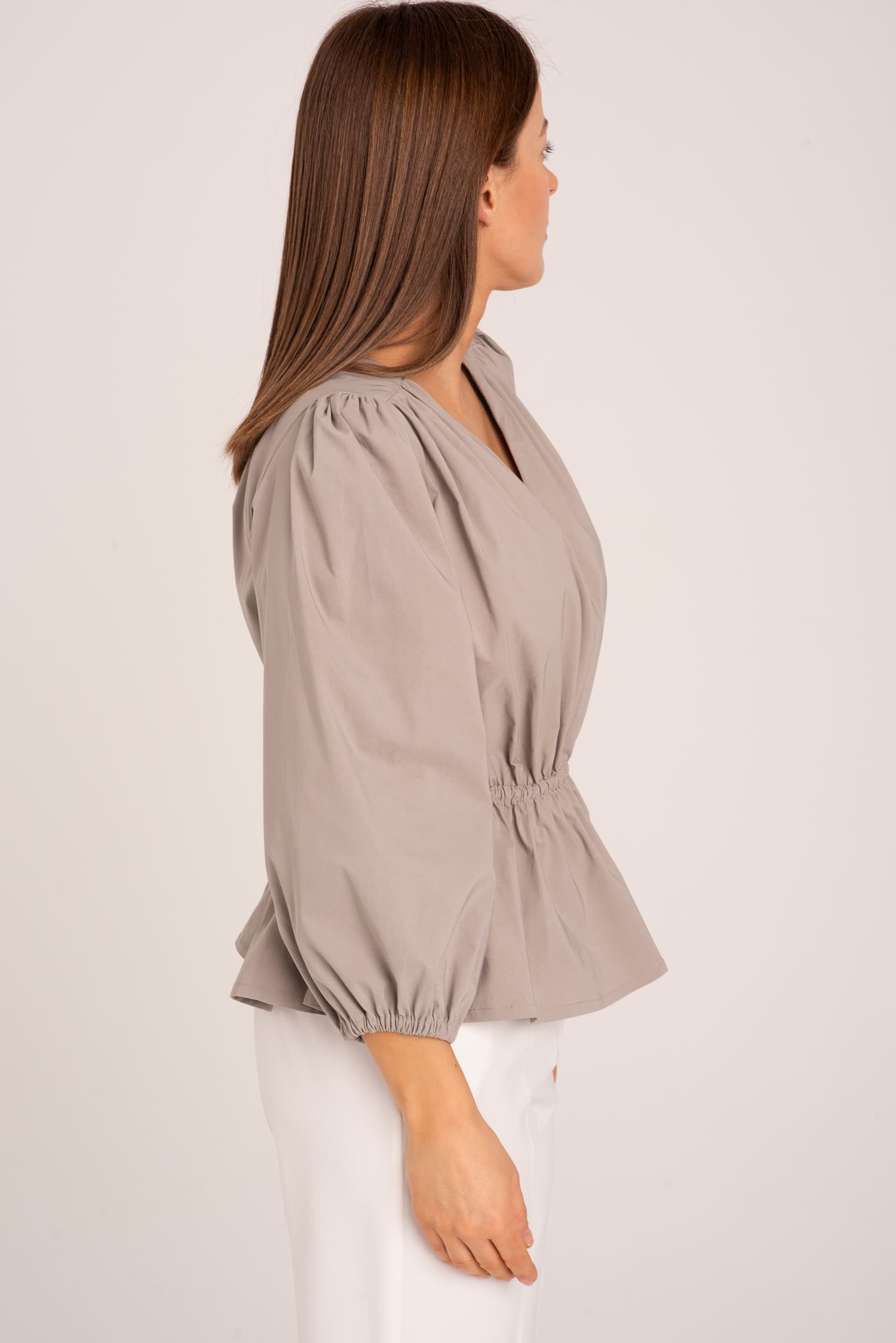 Bluzka z baskinką Rita — zdjęcie 4