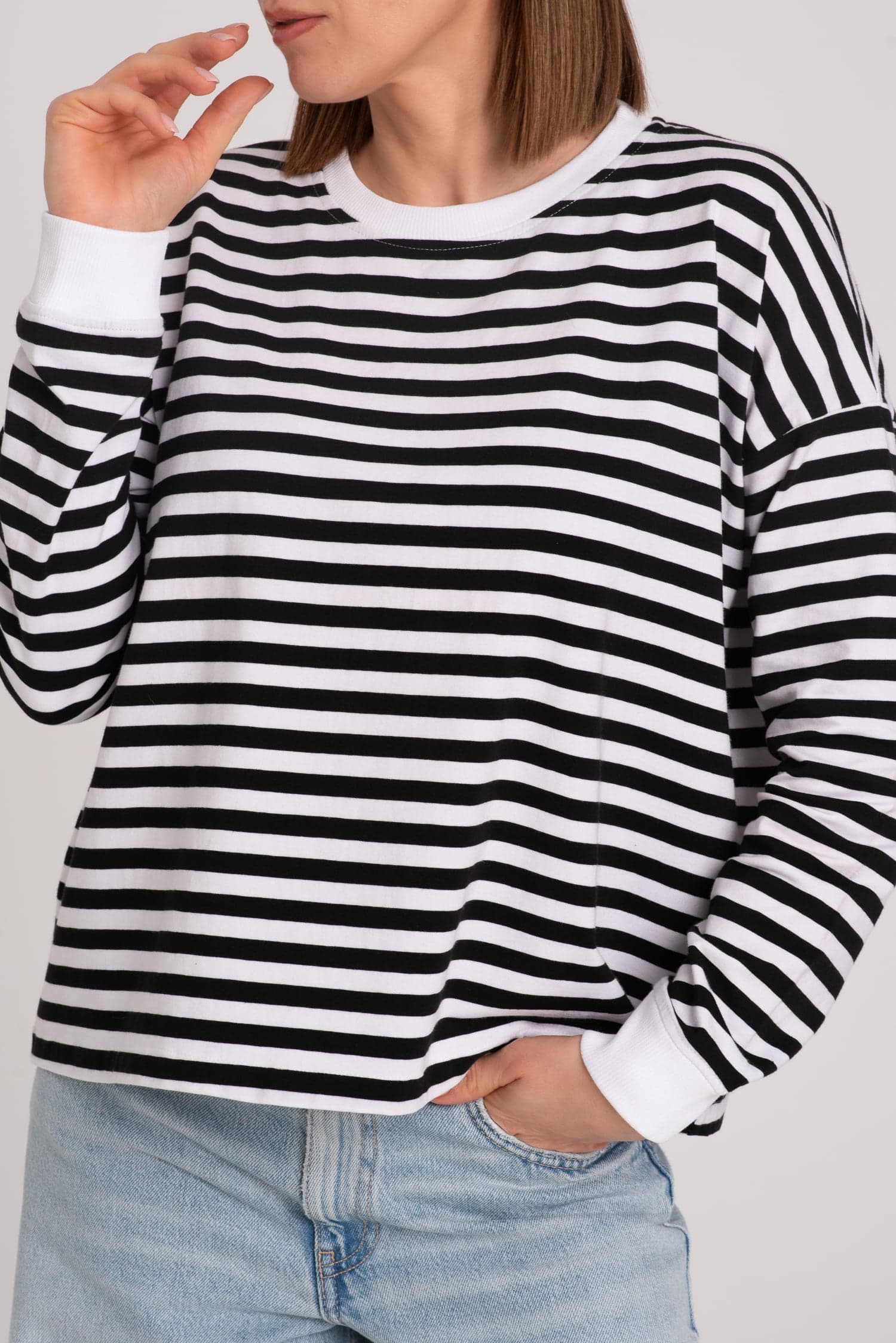 Longsleeve w pasy HANNAH - widok 2