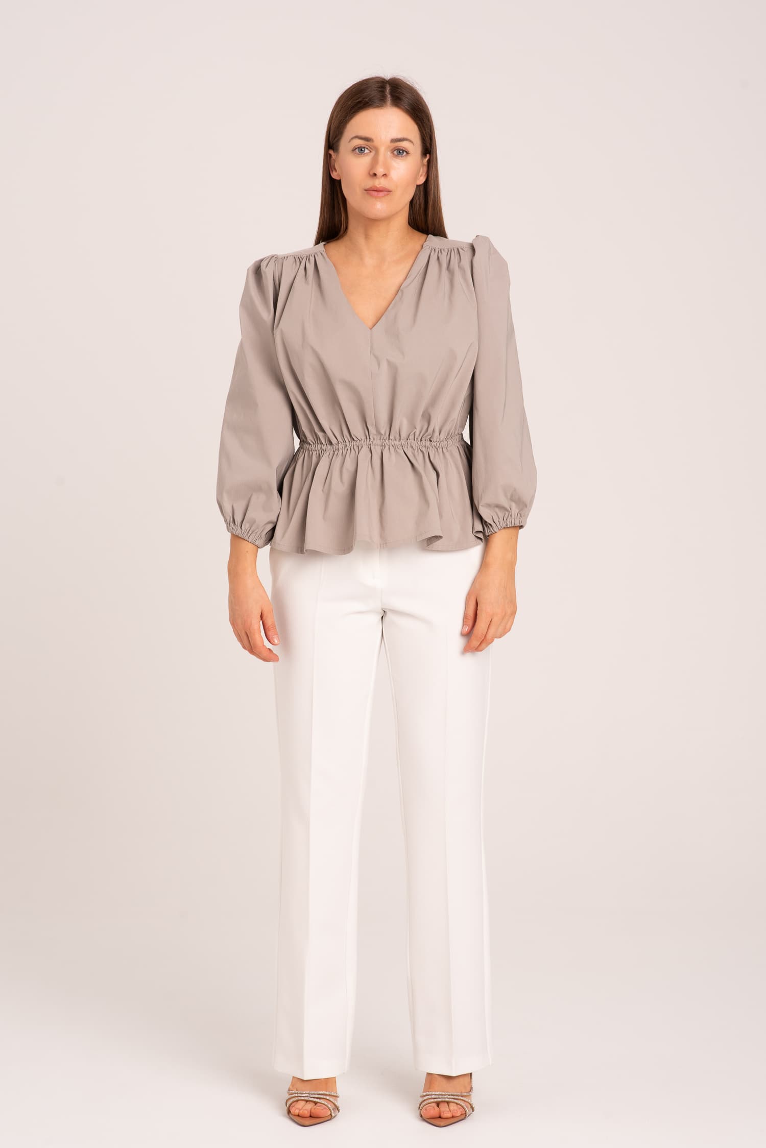 Bluzka z baskinką Rita — zdjęcie 2