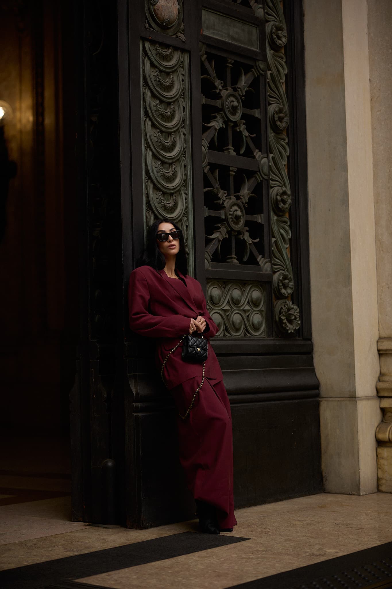 Bordowa marynarka Victoria - zdjęcie 10