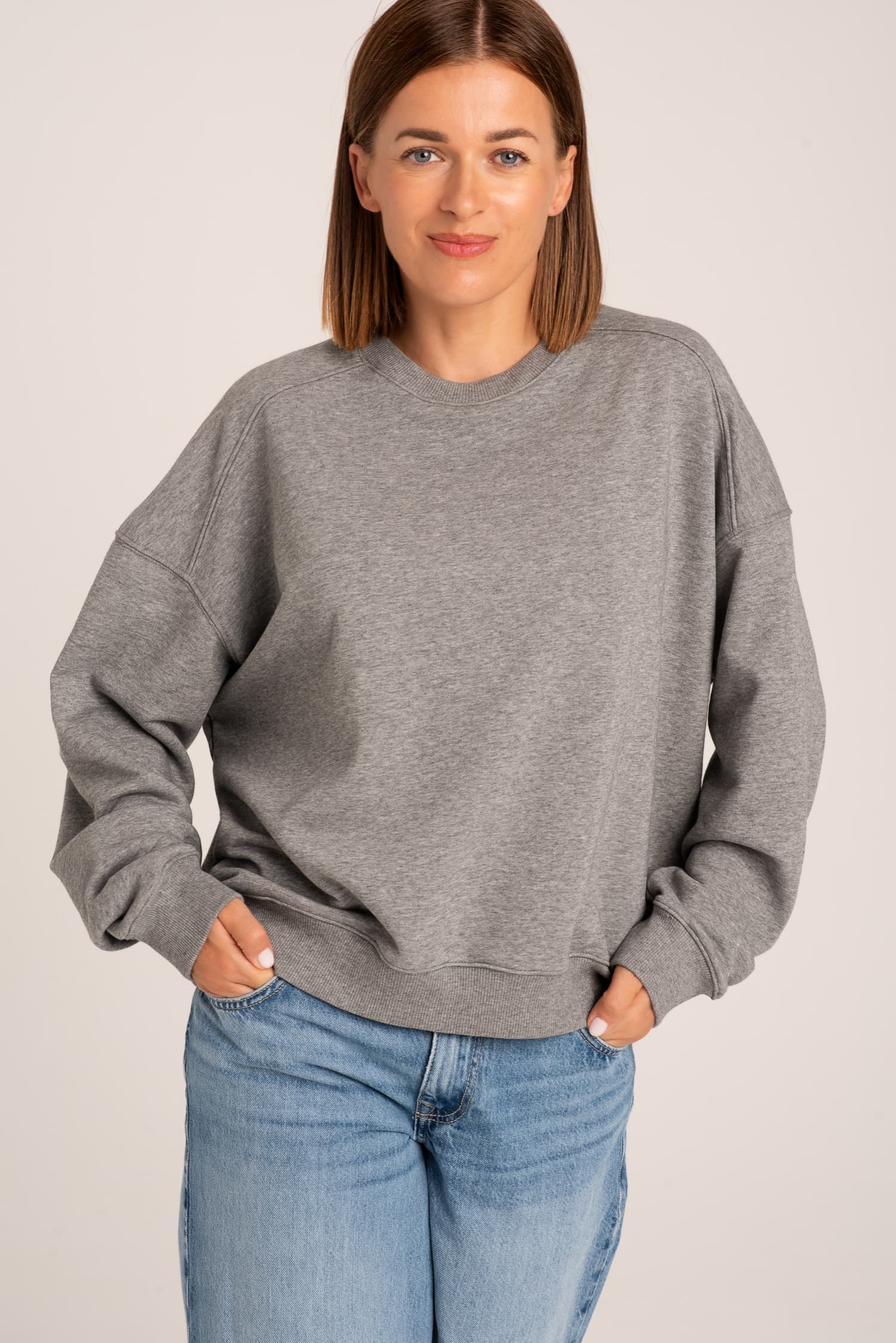Grey Melange Nora Sweatshirt — photo 5