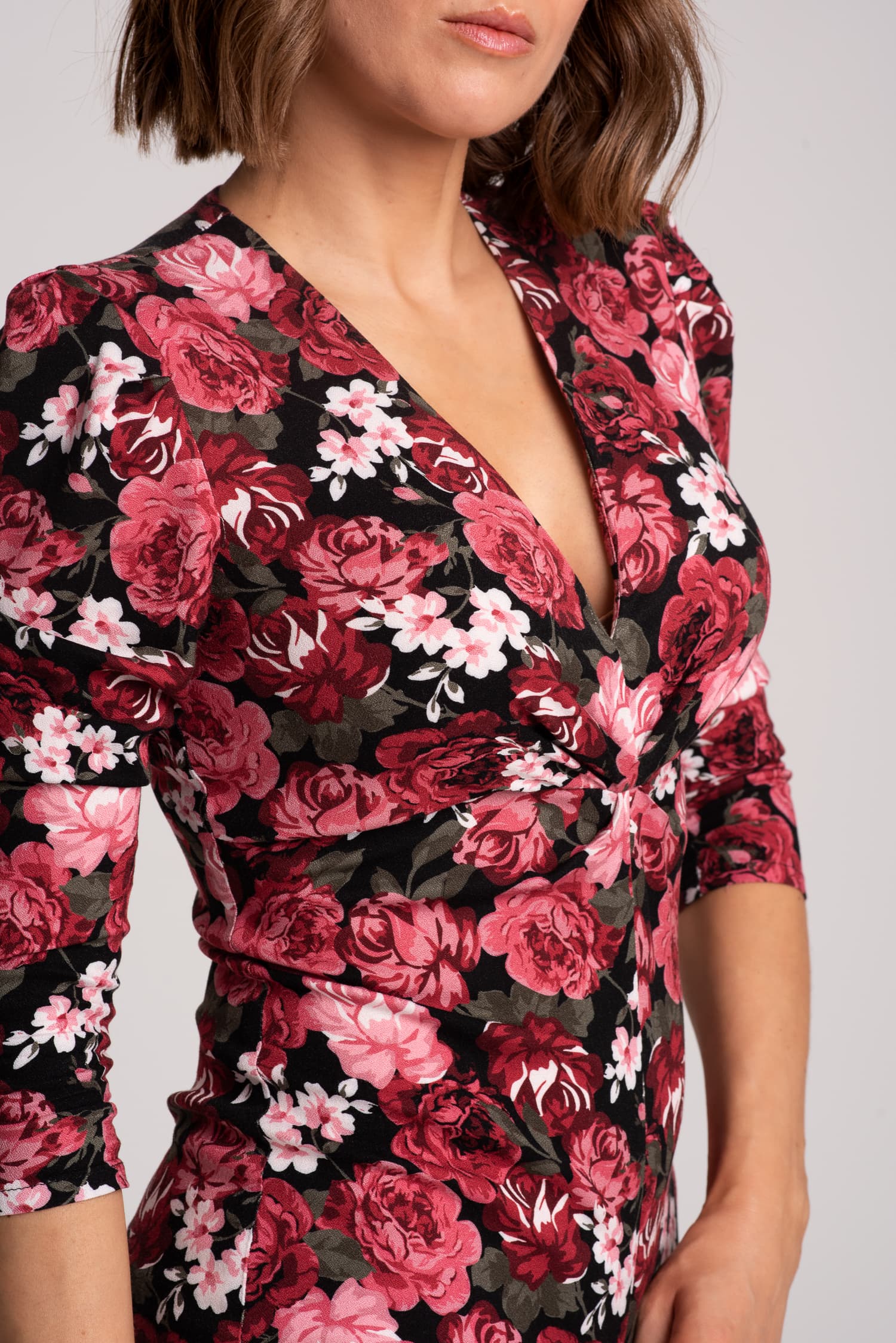 Eliana Short Stretch Viscose Dress — photo 5