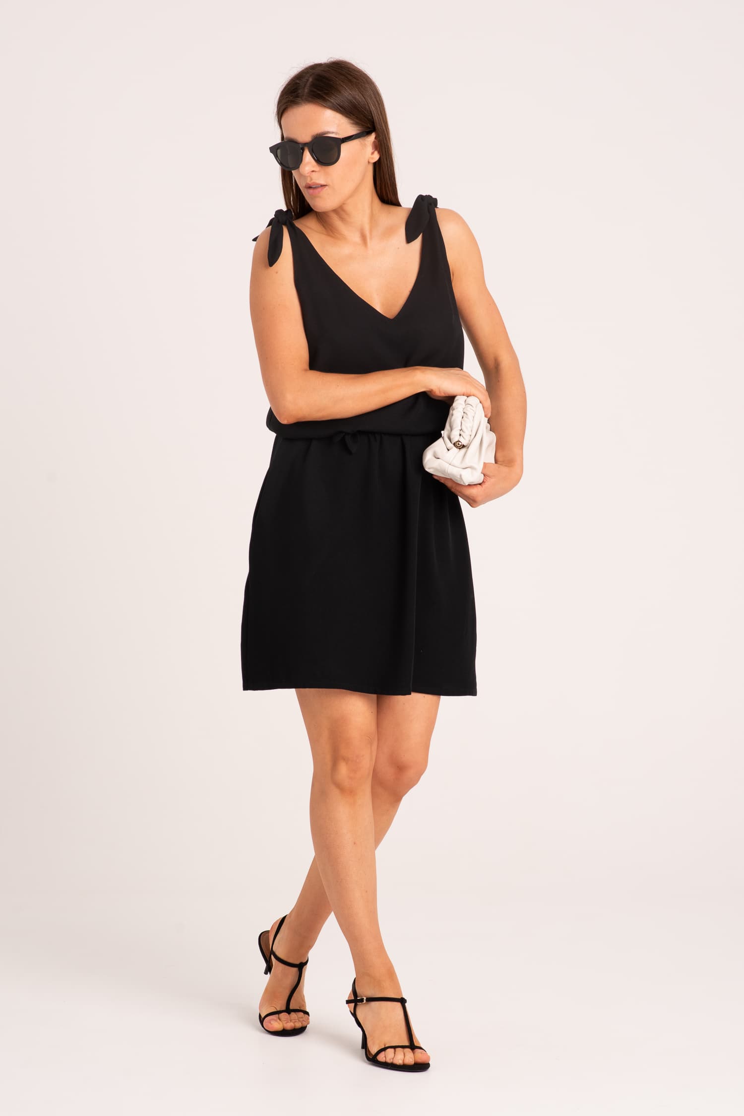 Letnia sukienka SAMAR - czarna — zdjęcie 6