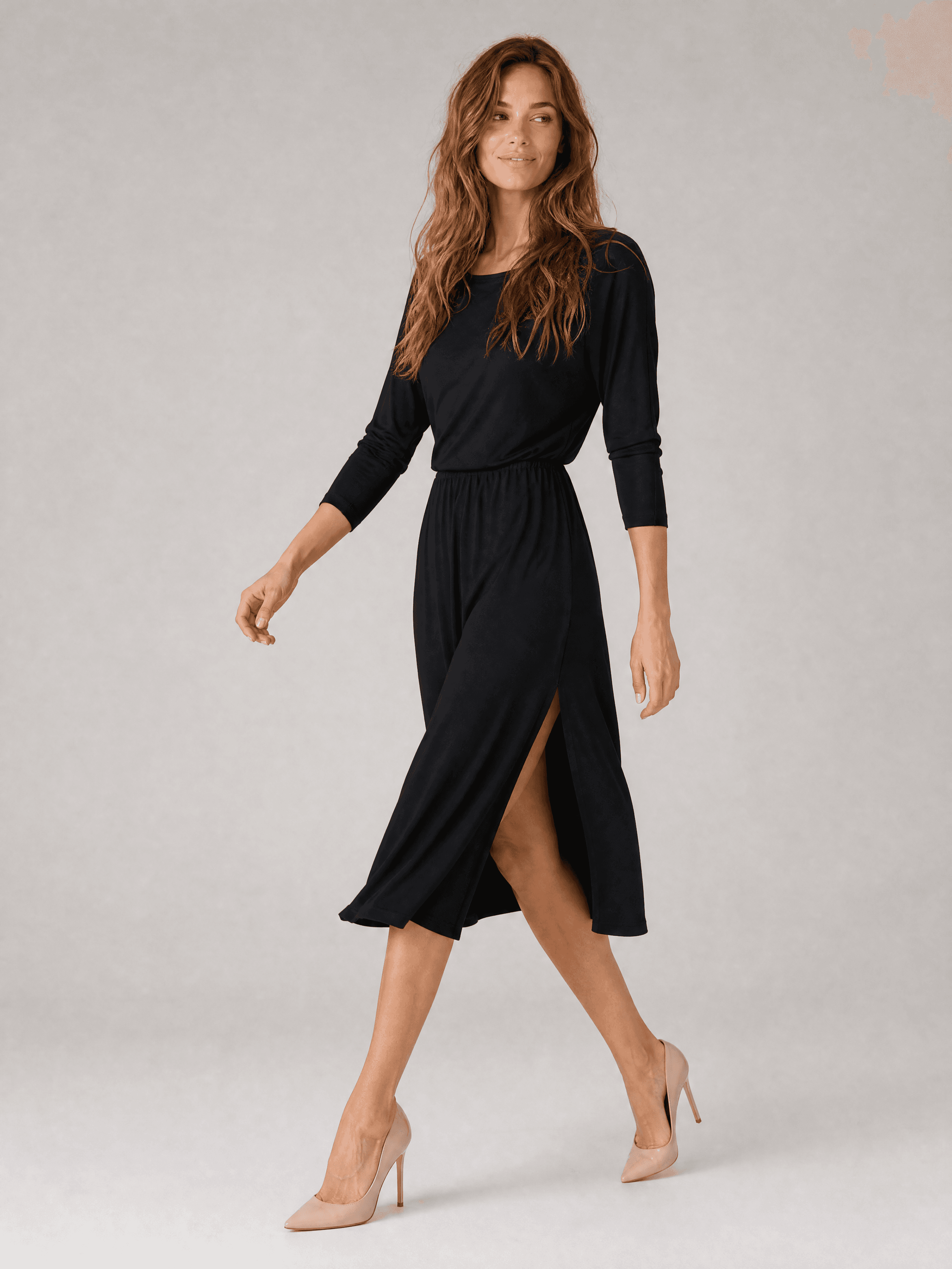 Vestido negro de modal Hot As Hell — foto 11