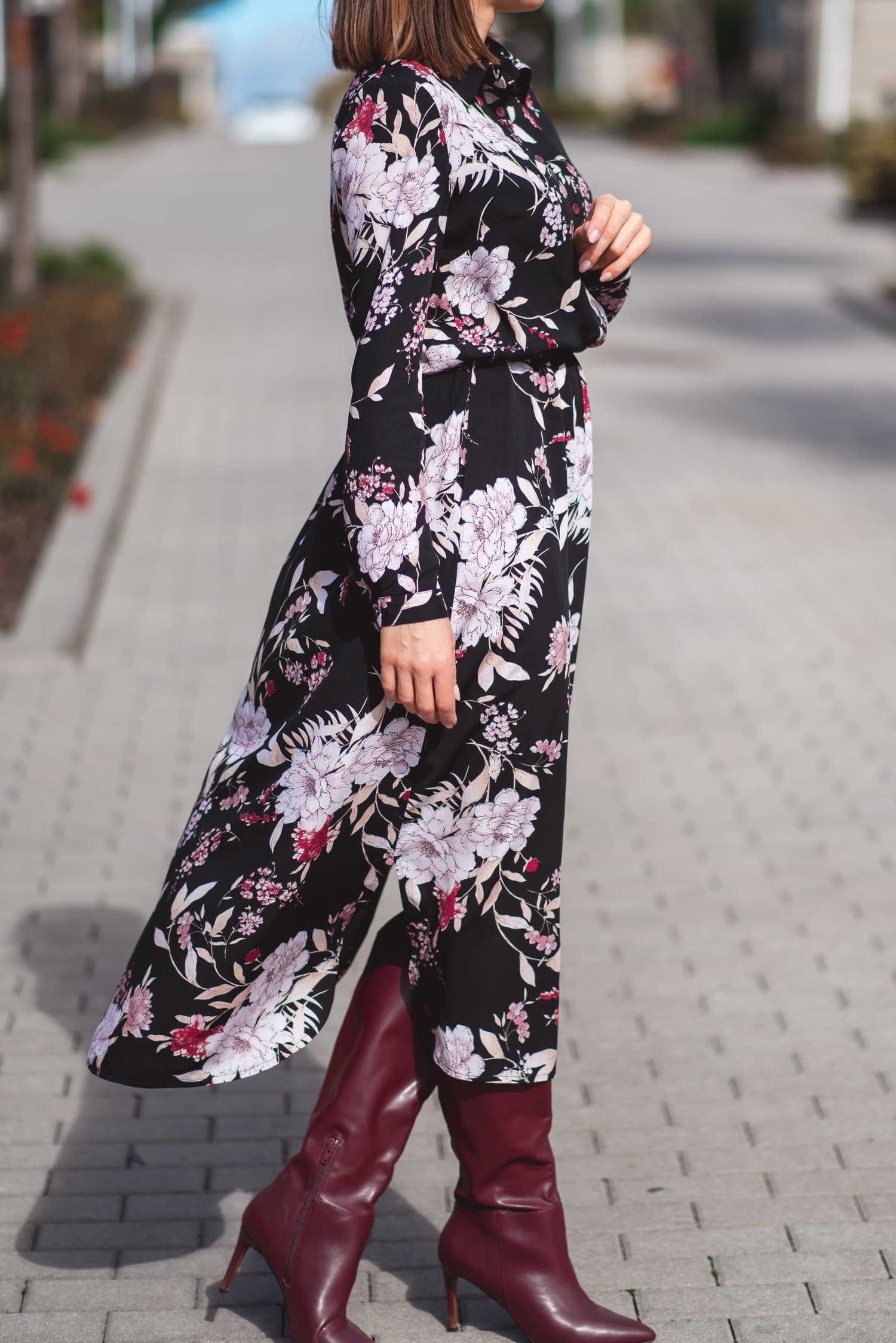 Sukienka koszulowa NONAME –  czarny — zdjęcie 5