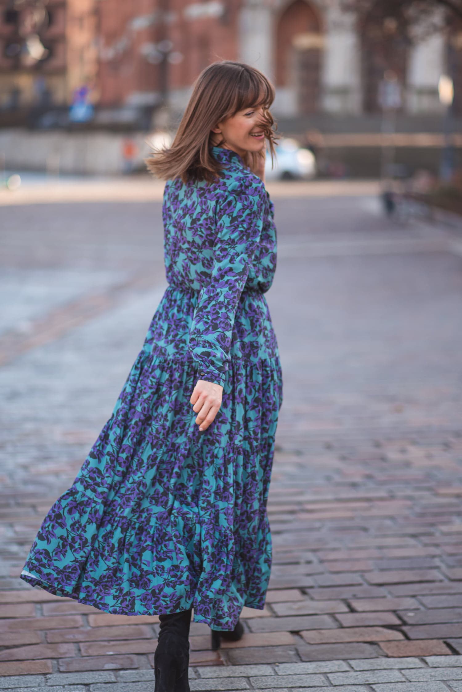 Sukienka SPEŁNIENIE - kwiaty — zdjęcie 4