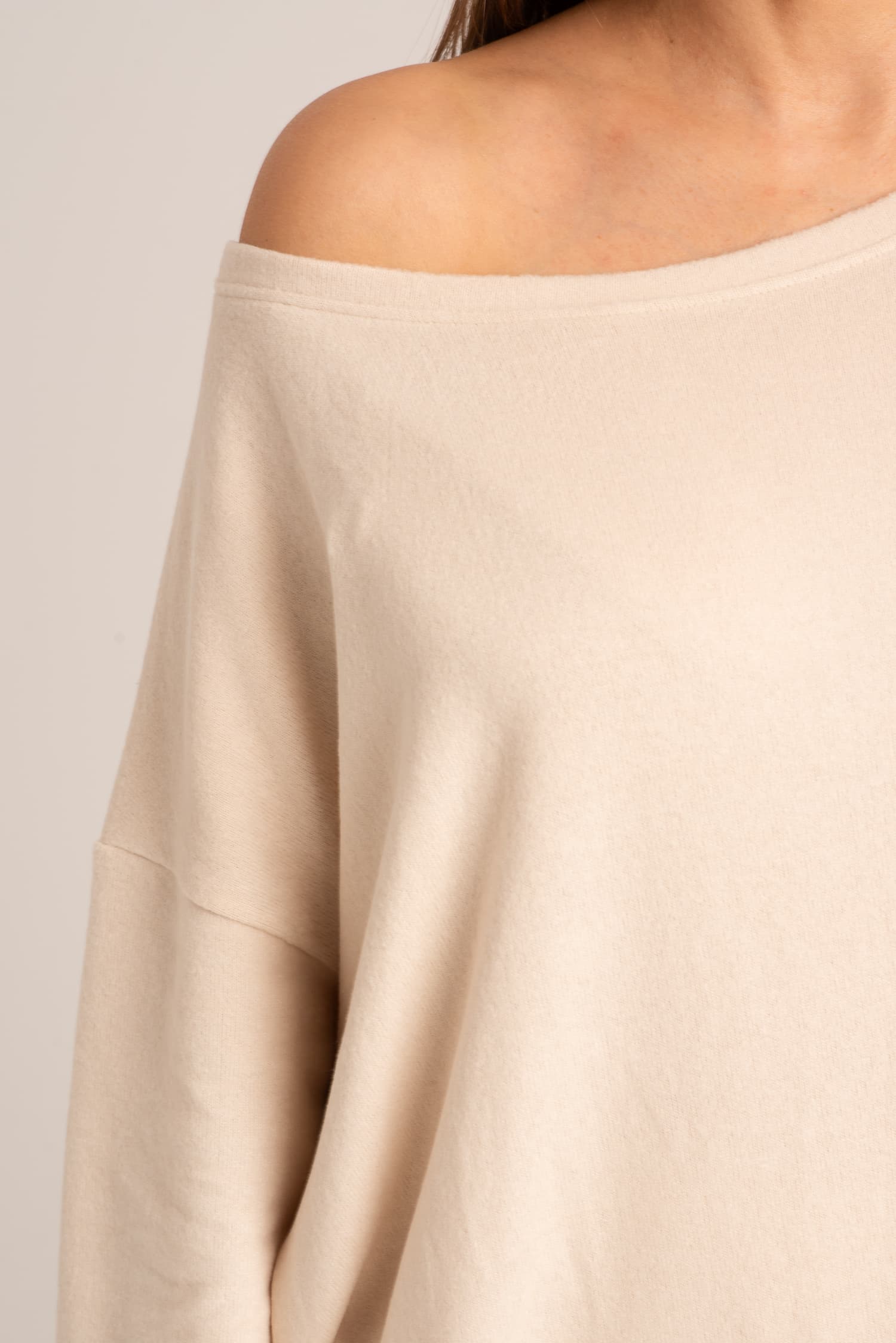 Cream Long Sleeve Top Clara — photo 3