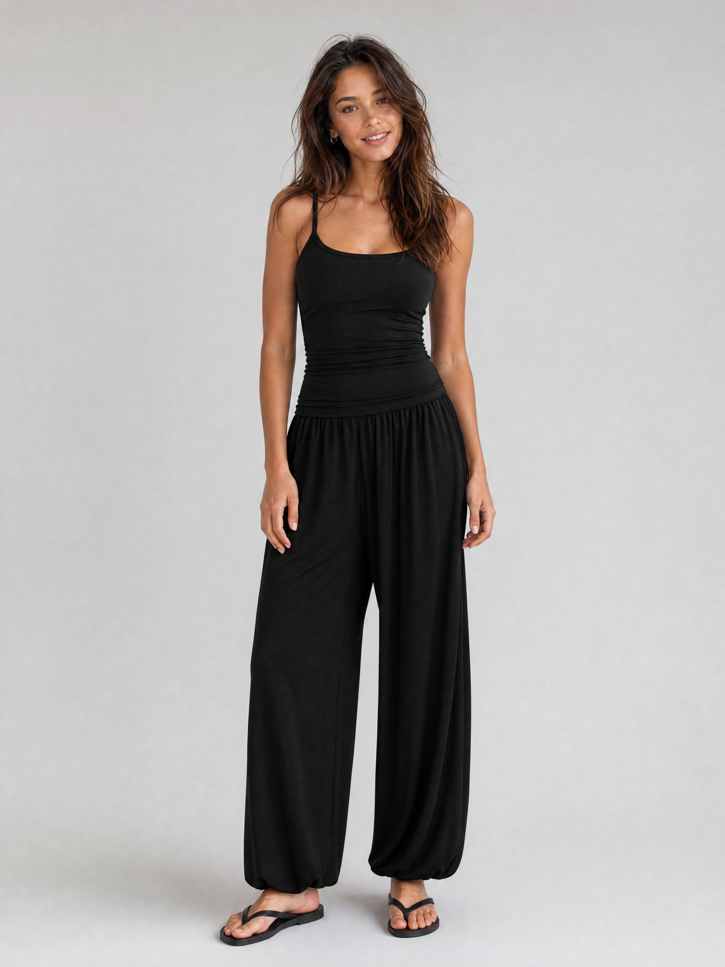 Selena Black Modal Camisole — photo 6
