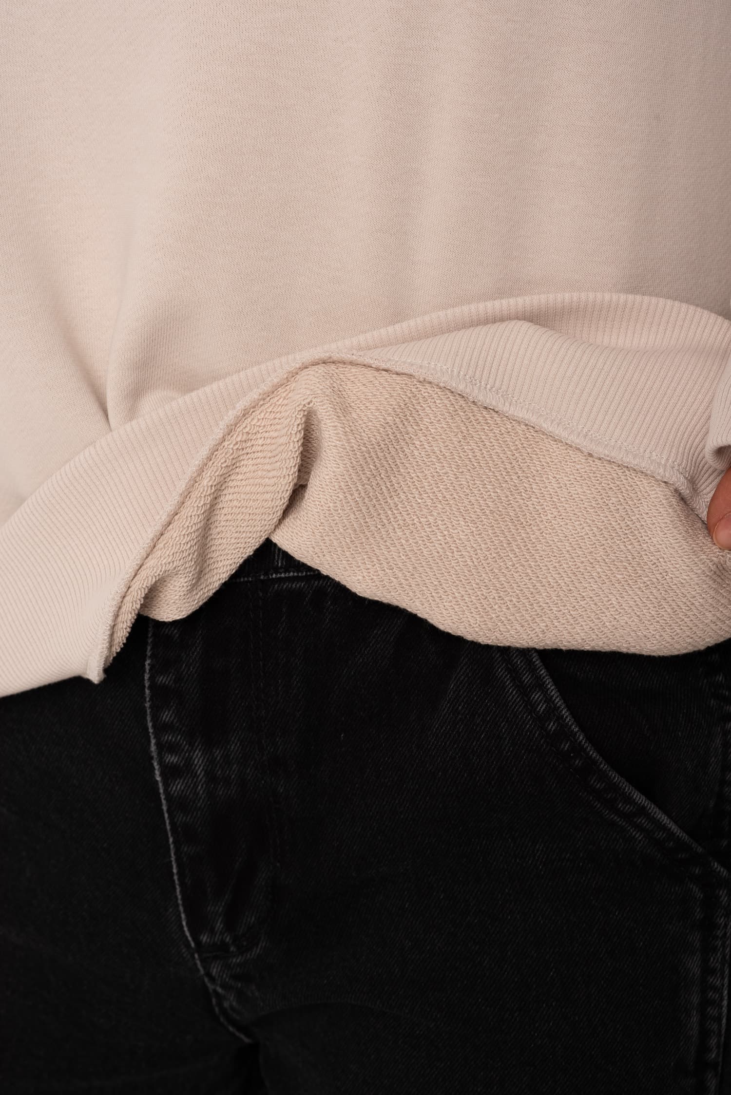 Beżowa bluza NORA (jasny beż) — zdjęcie 4