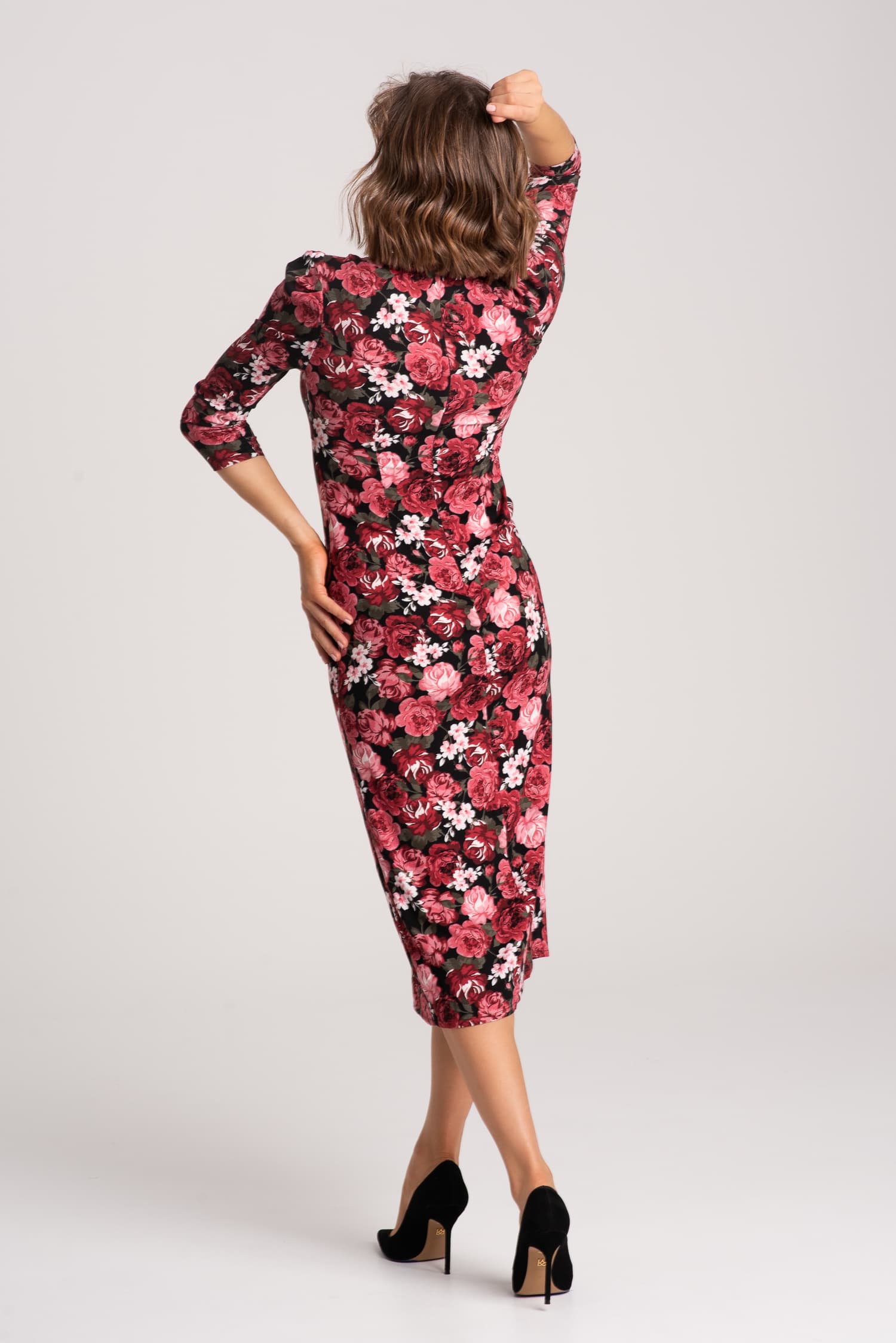 Sukienka z elastycznej wiskozy Eliana long — zdjęcie 3