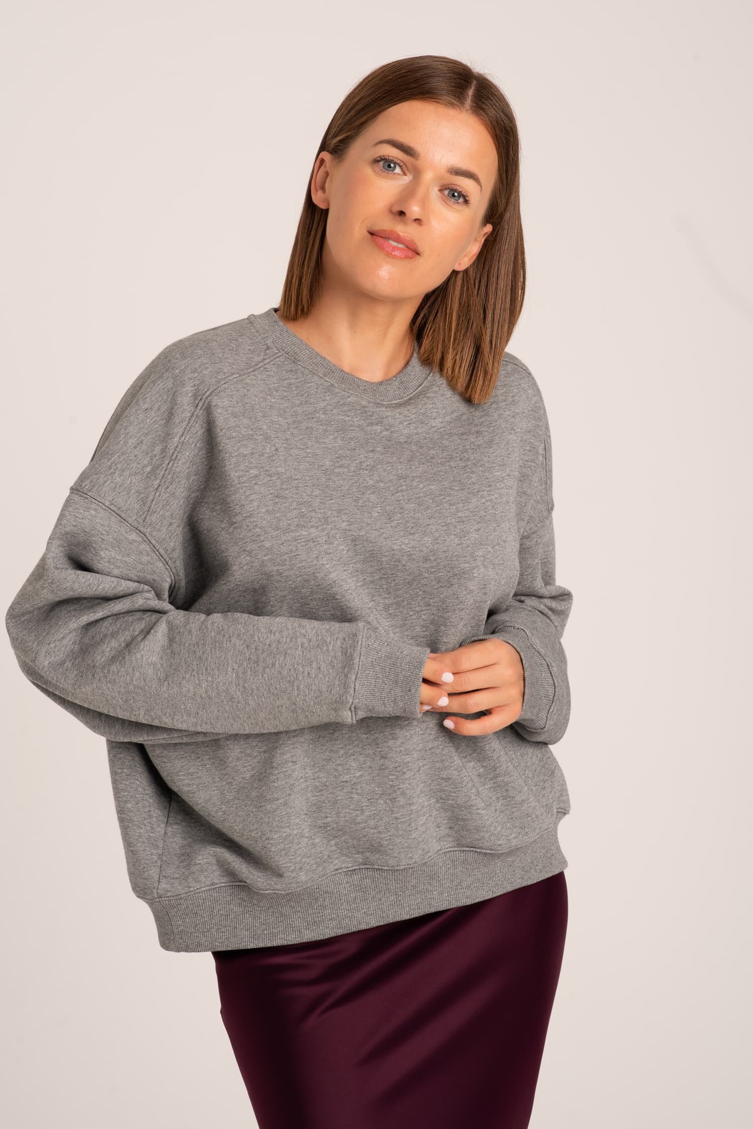 Grey Melange Nora Sweatshirt — photo 7