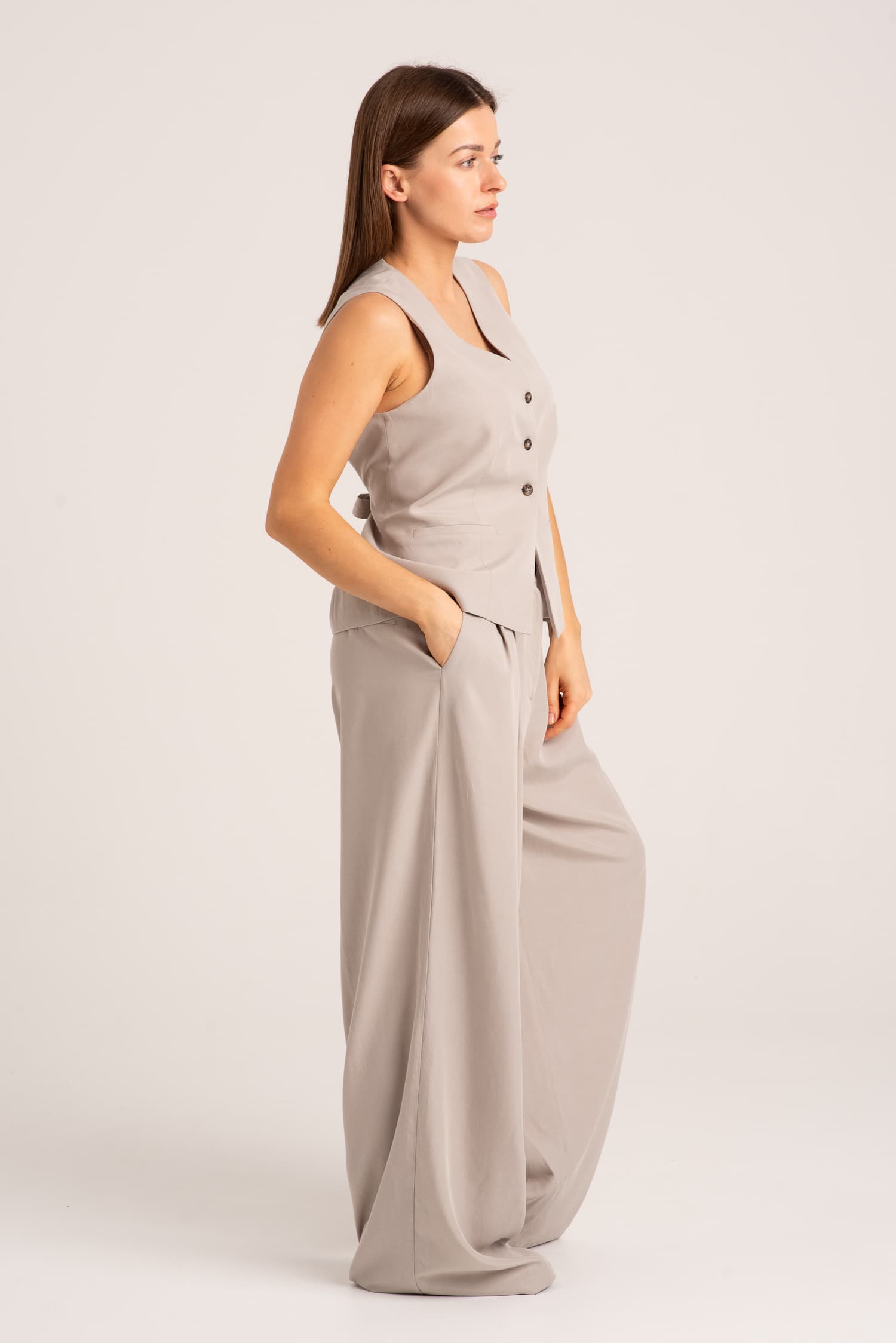 Blazer claro oversize de mujer Pearl — foto 4