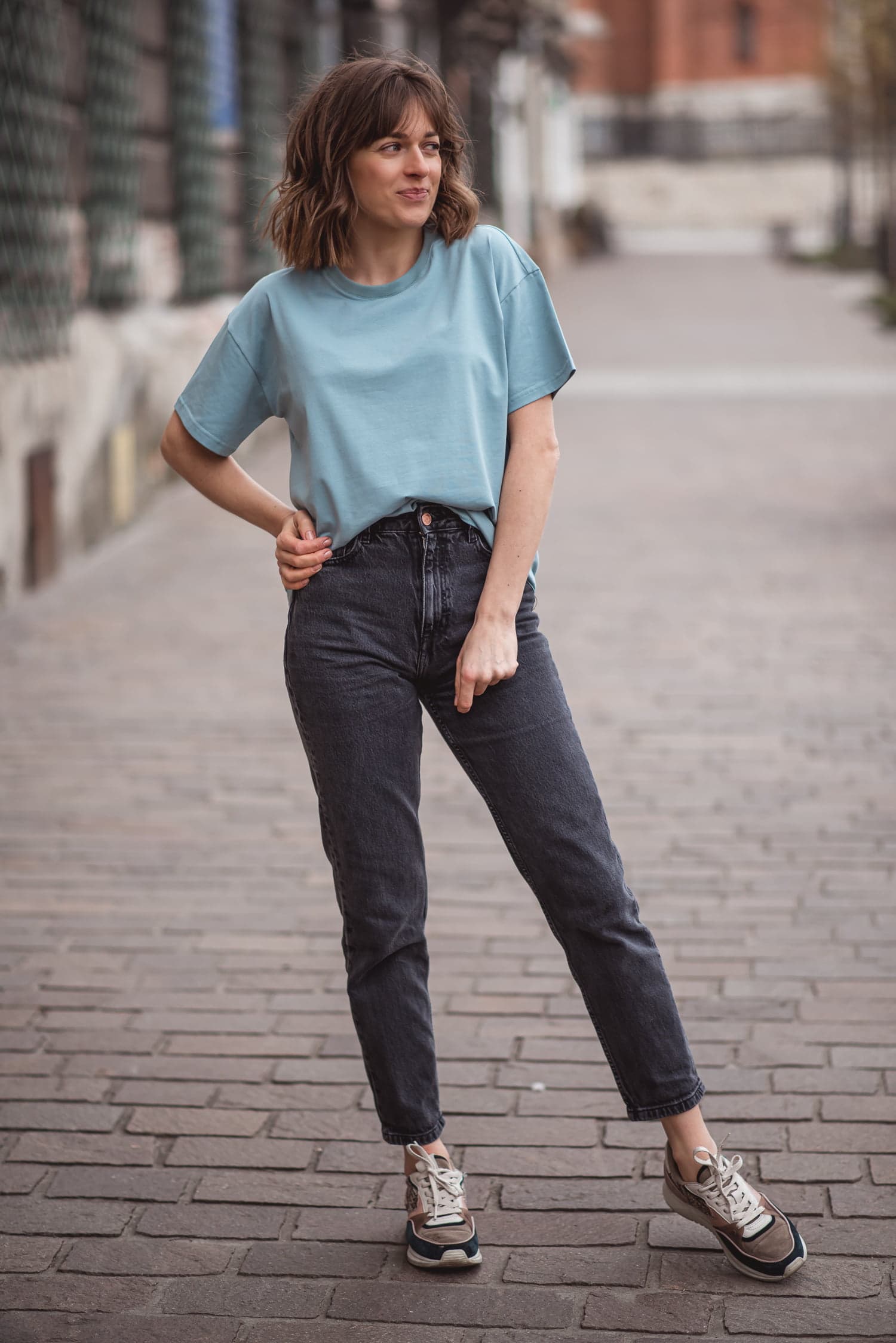 T-shirt klasyczny BASIC – mięta