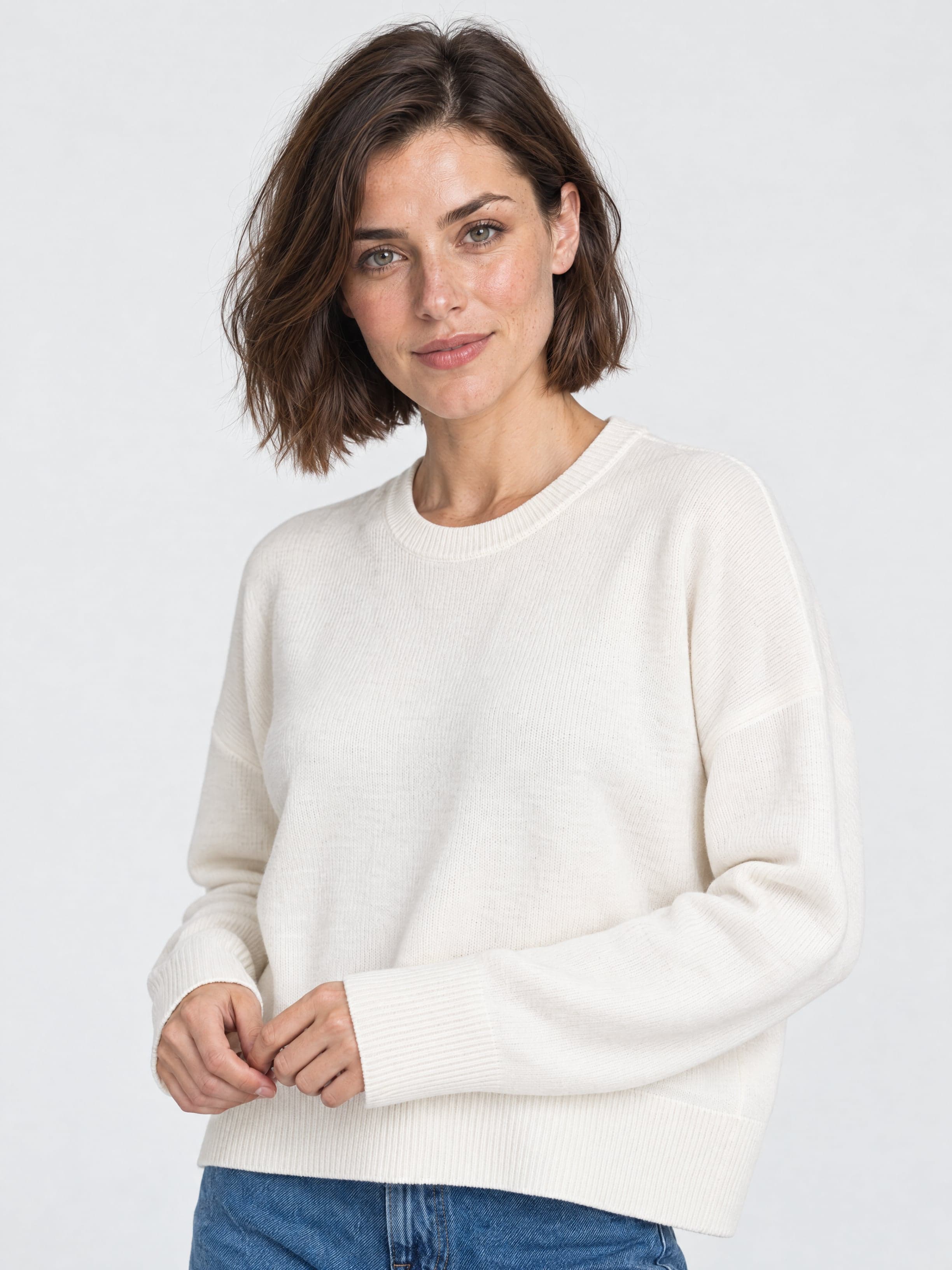 Kremowy sweter Jola — zdjęcie 6
