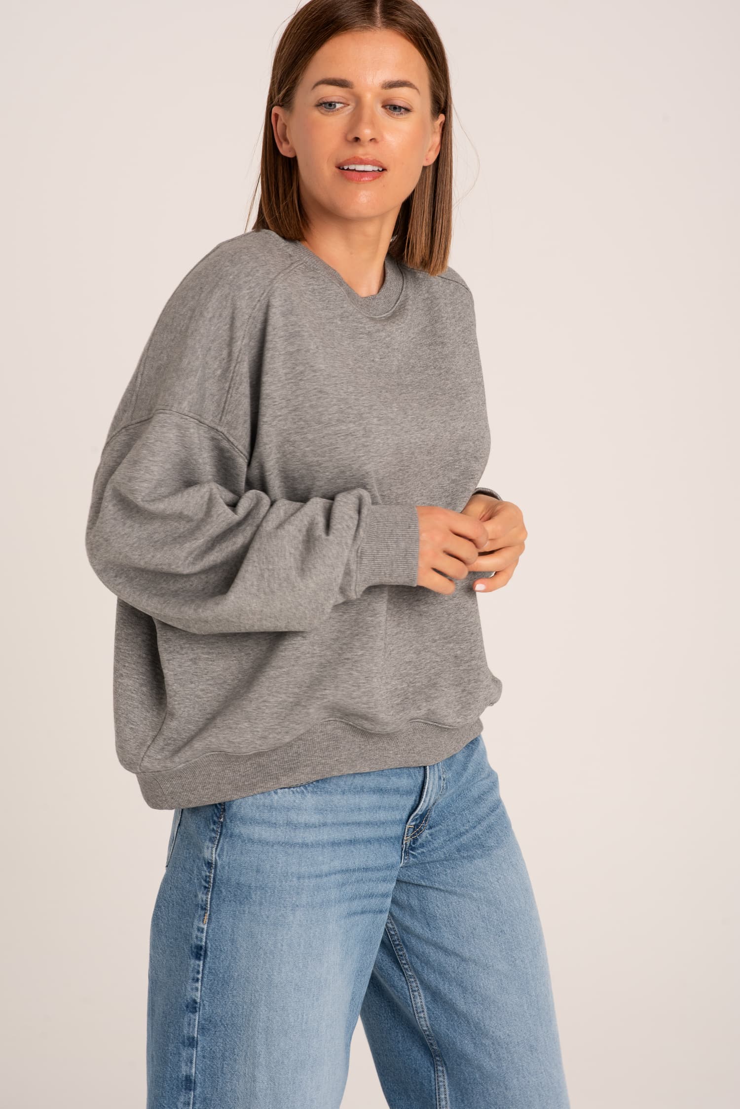 Grey Melange Nora Sweatshirt — photo 4
