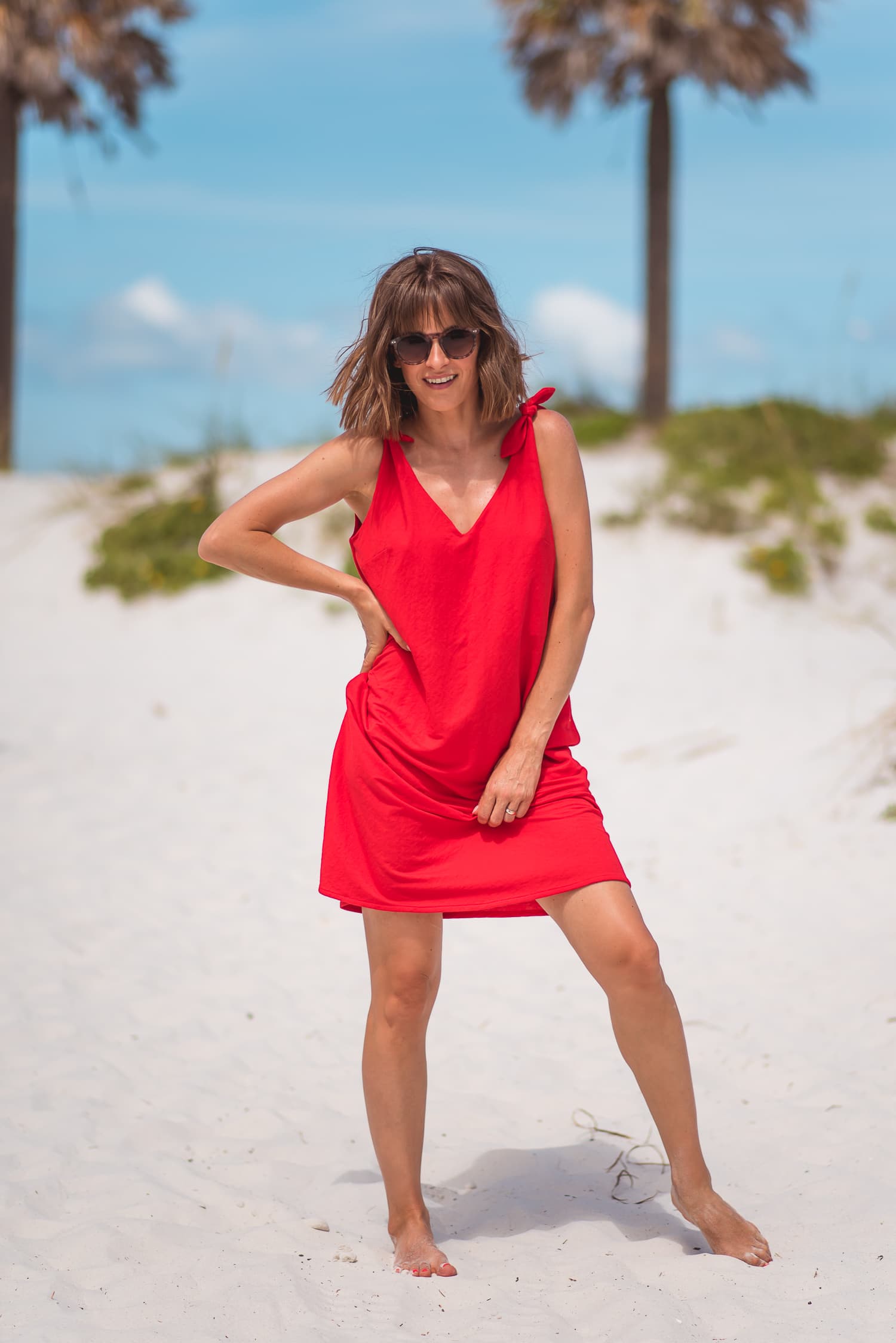 Summer Dress SAMAR – Red — photo 5
