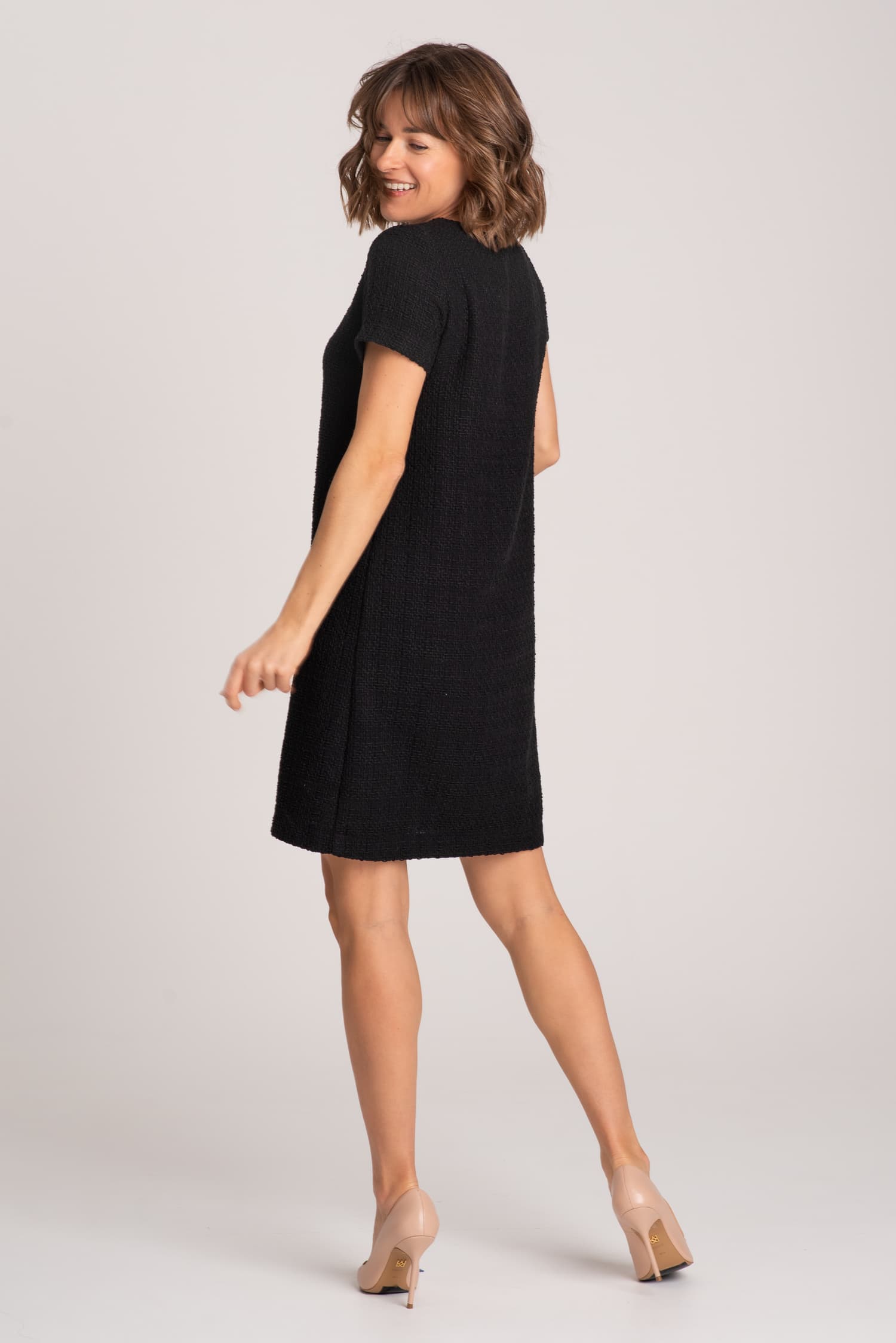 Classic MINIMALIST Dress - Black — photo 5