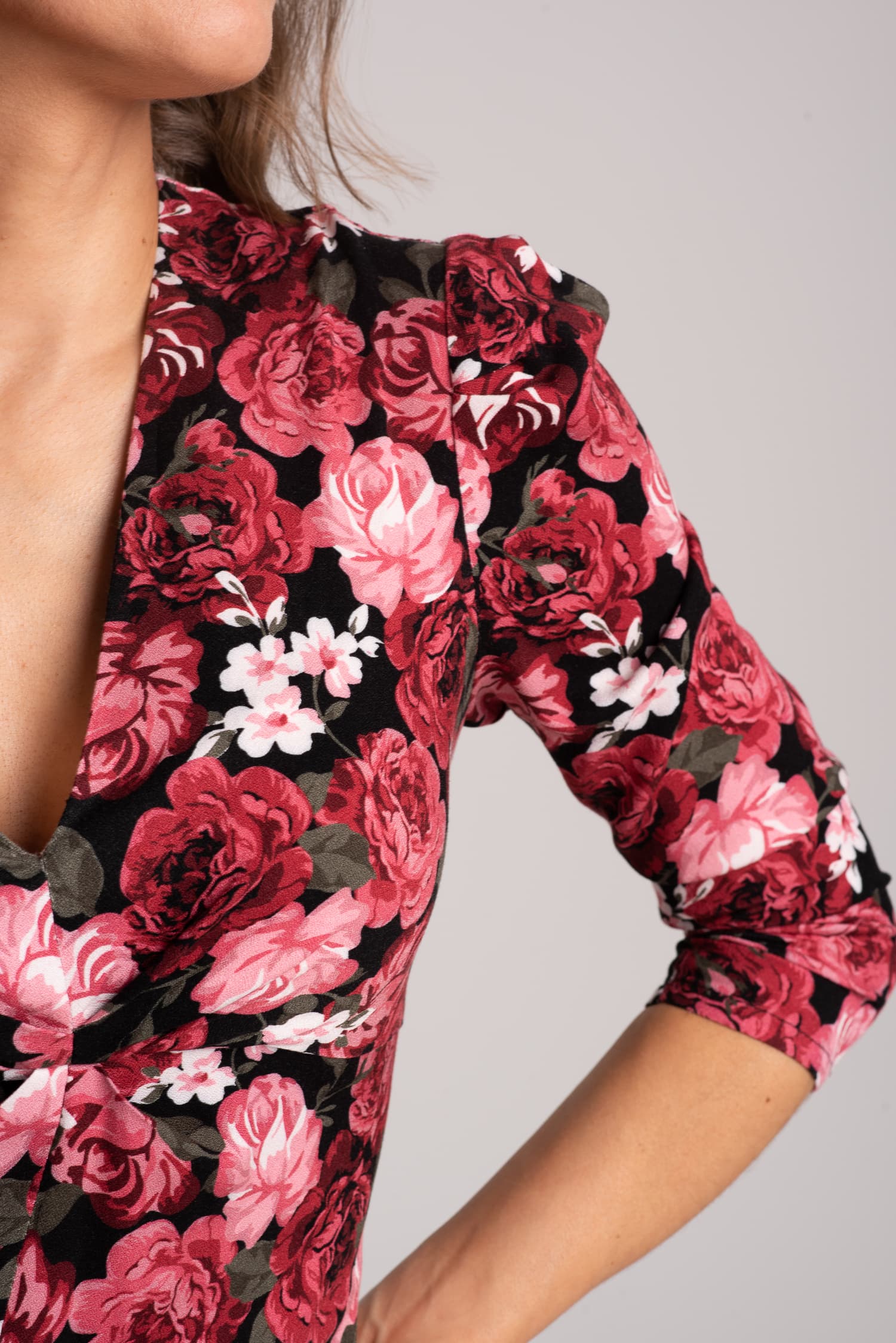 Eliana Short Stretch Viscose Dress — photo 4