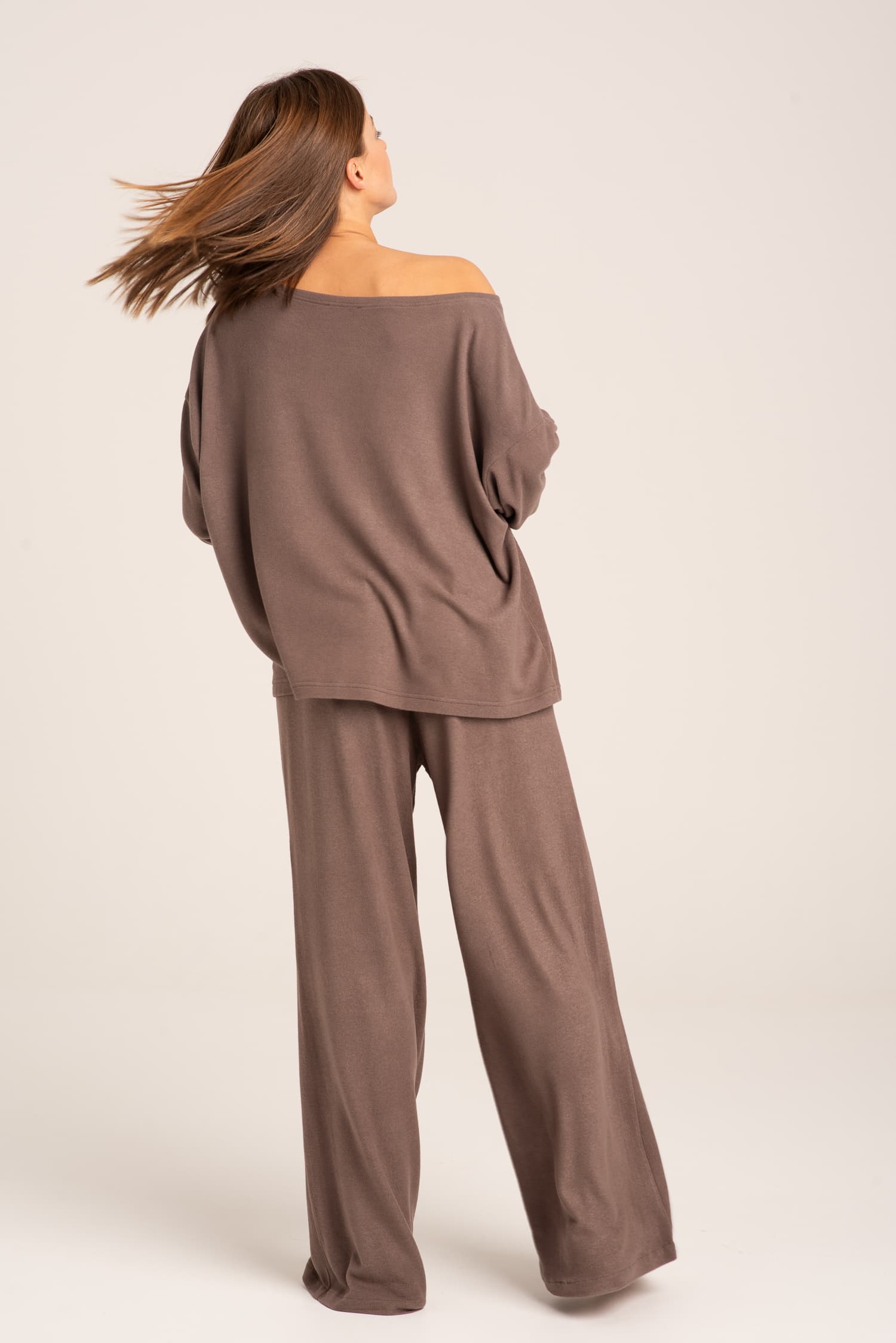 Braunes Longsleeve Clara — Foto 4