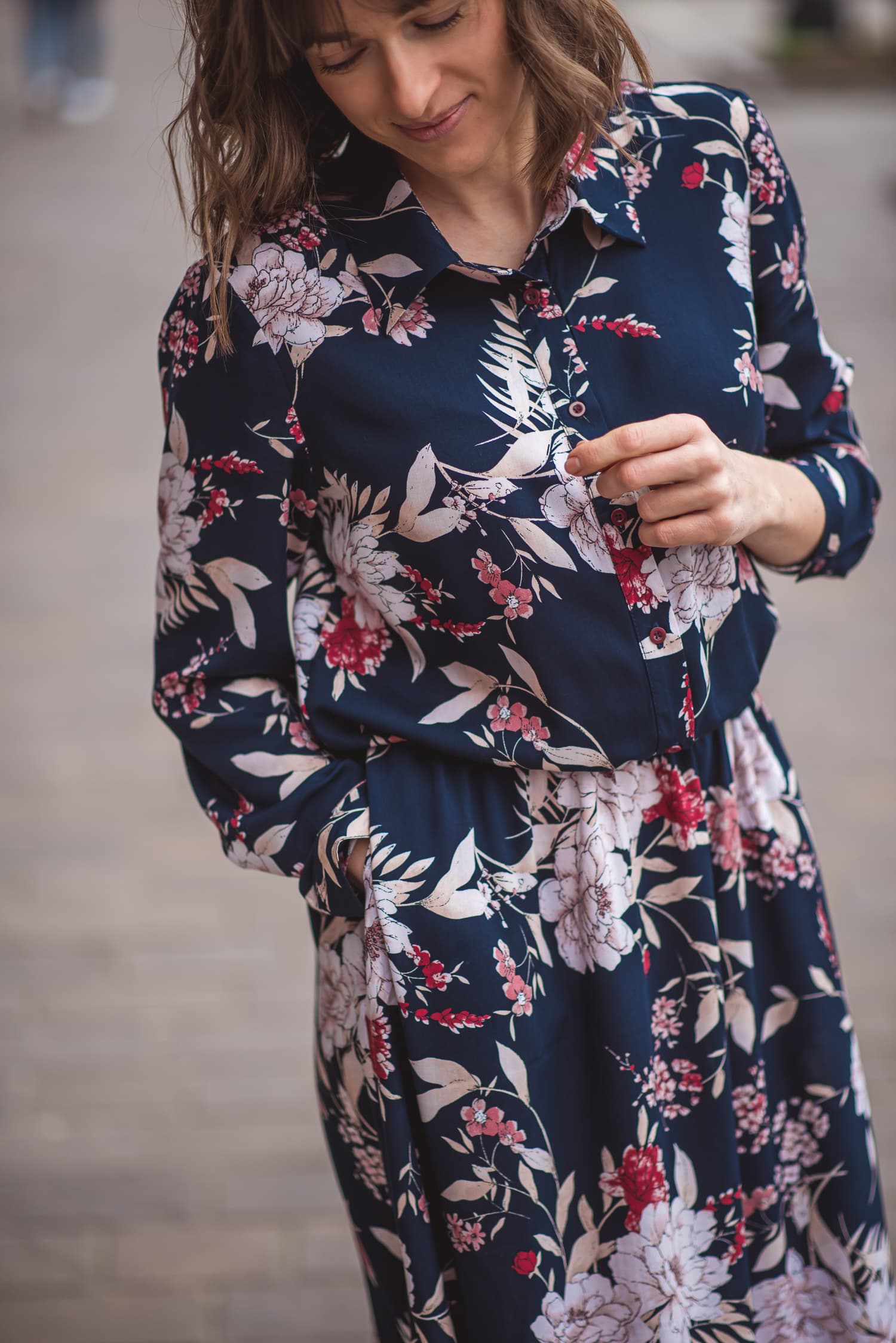 NONAME Shirt Dress – Navy — photo 5