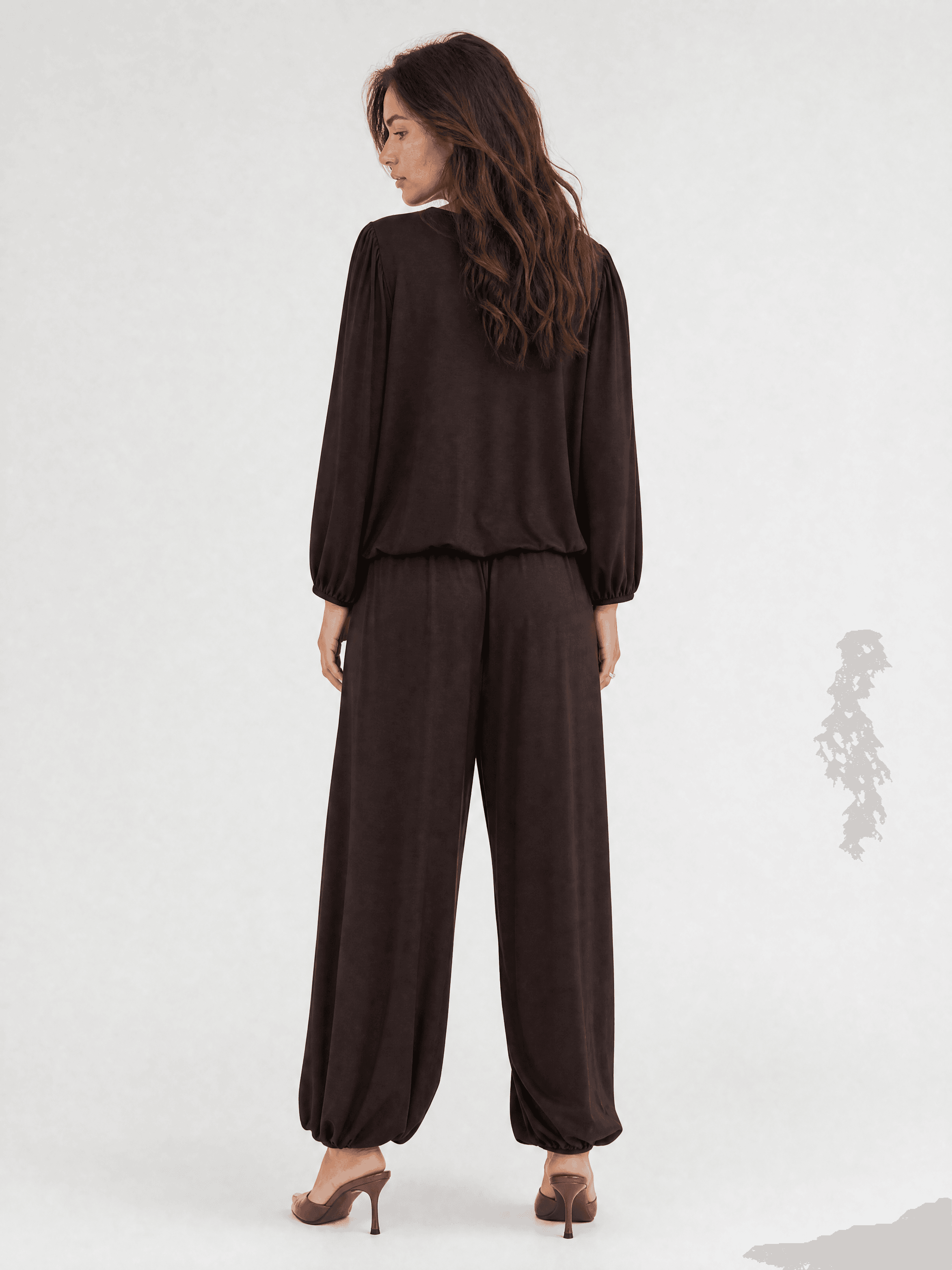 Braune Modal-Bluse Rania — Foto 7