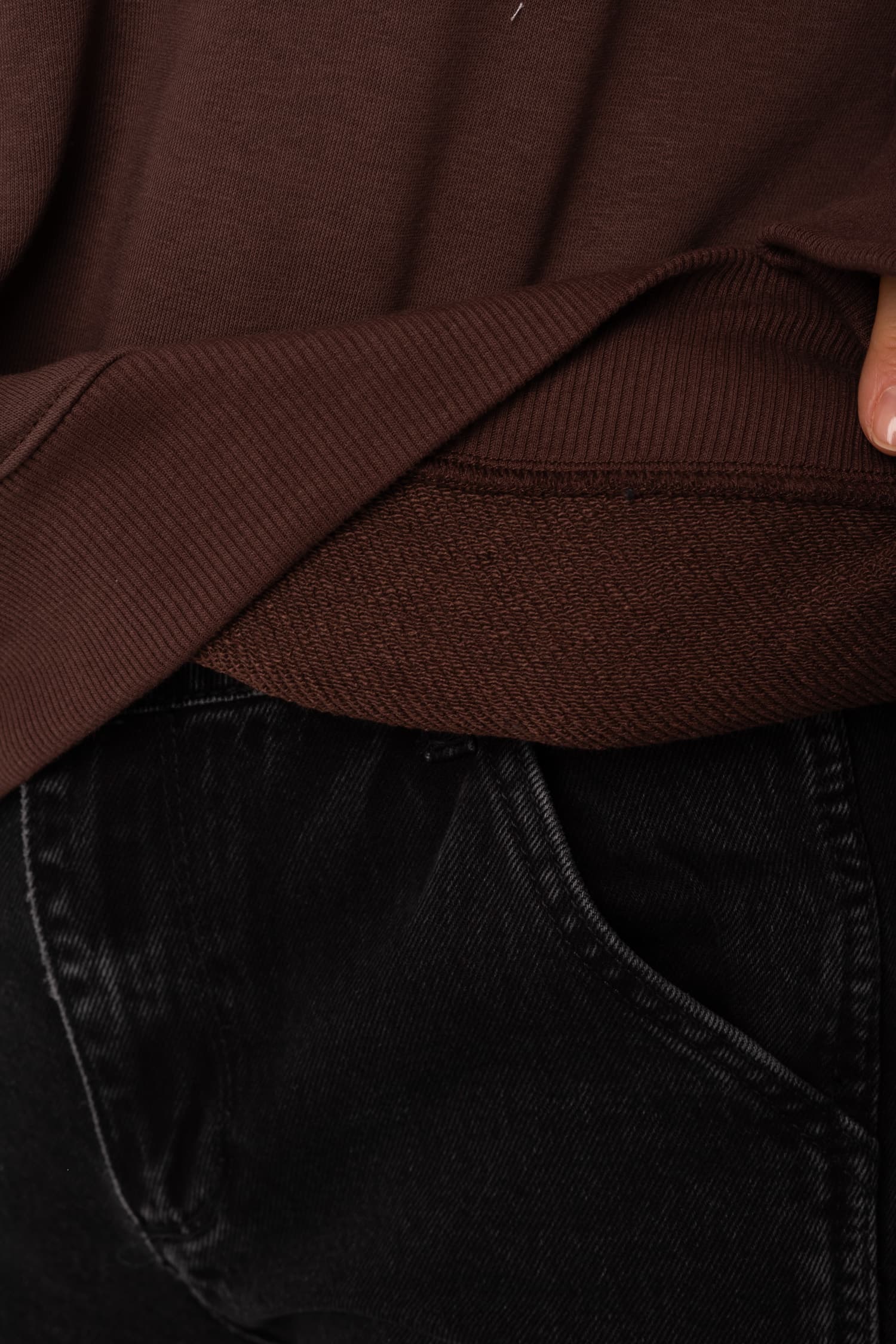 Czekoladowa bluza dresowa Nora — zdjęcie 6