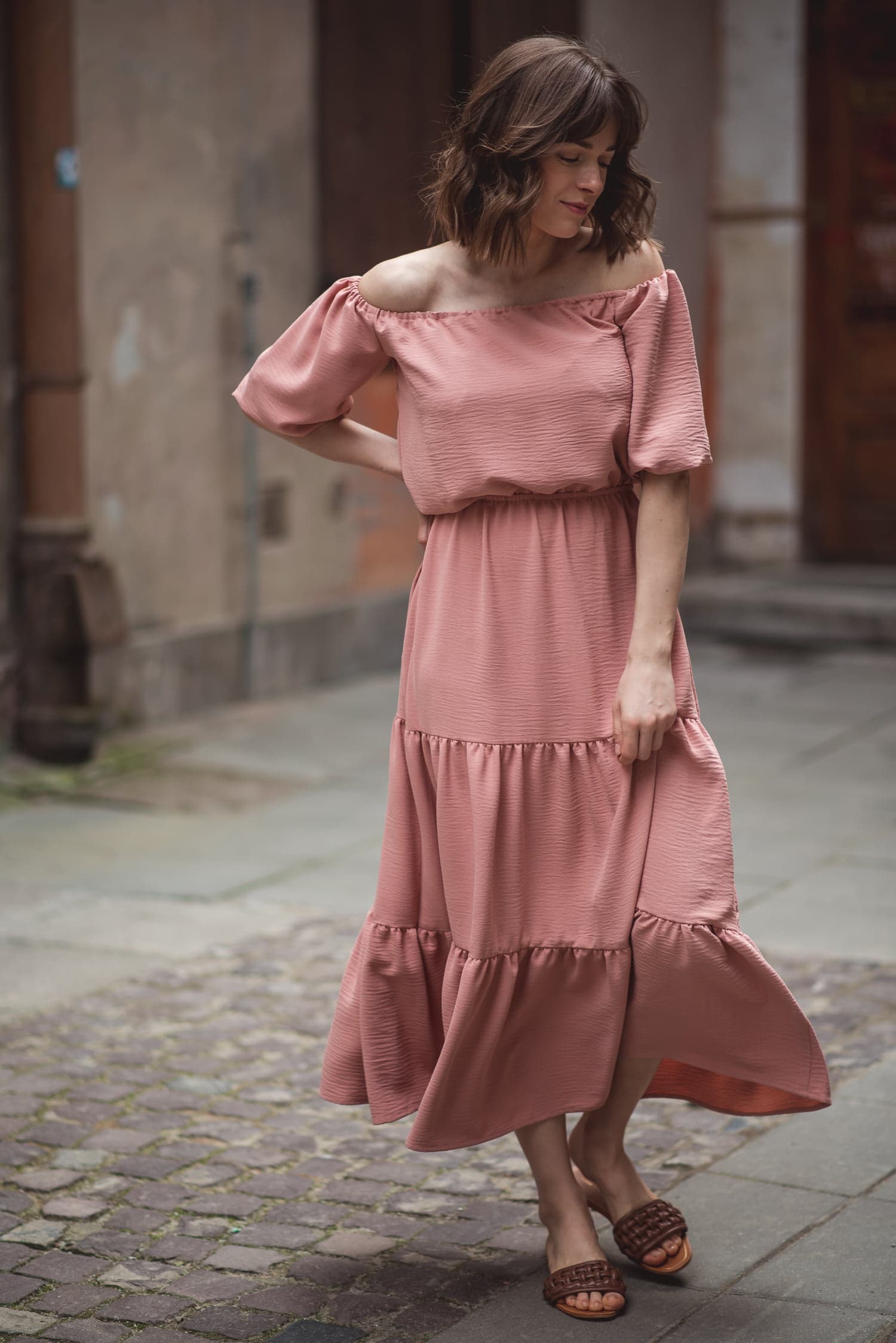 PAOLA Dress – Peach — photo 2