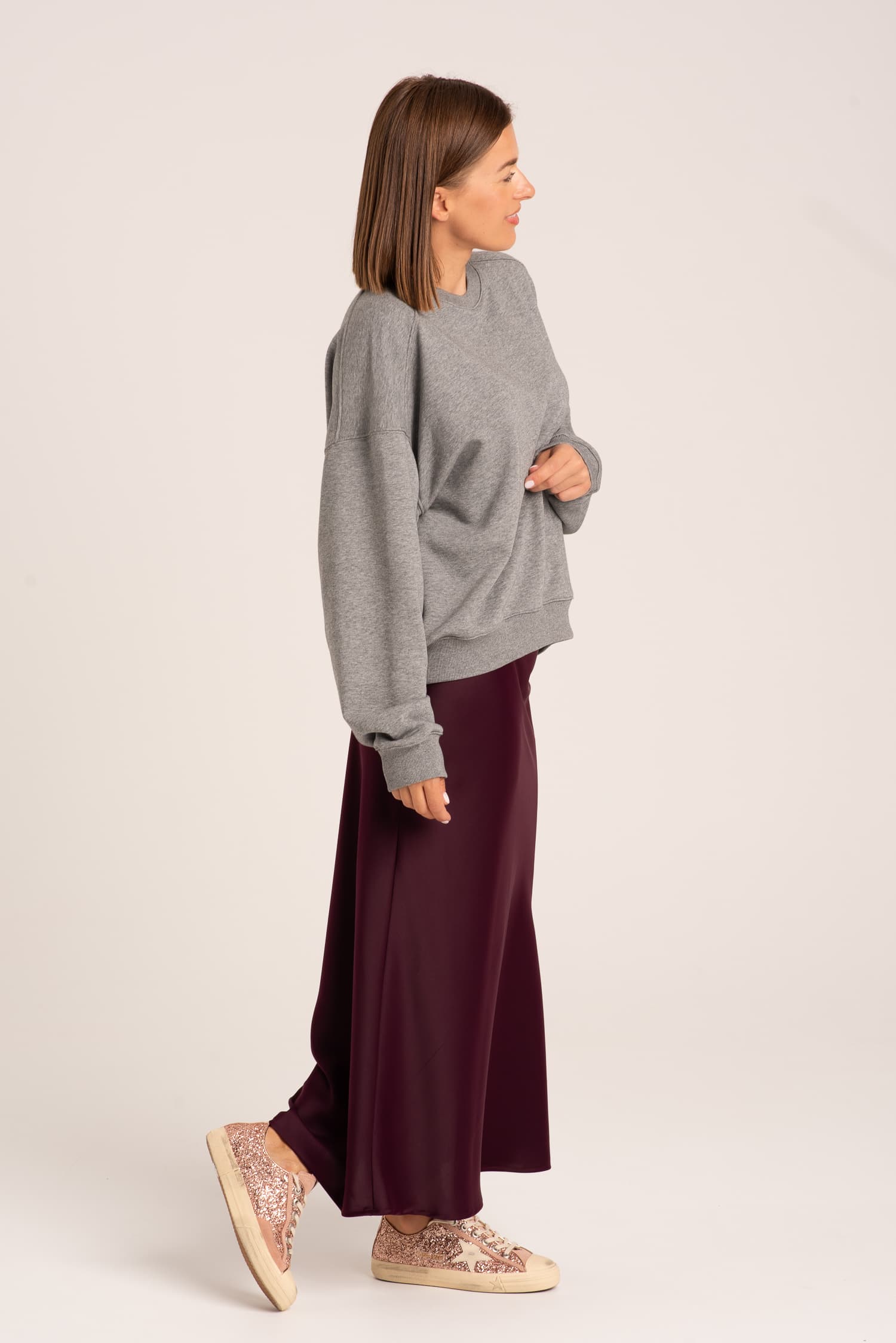 Grey Melange Nora Sweatshirt — photo 3