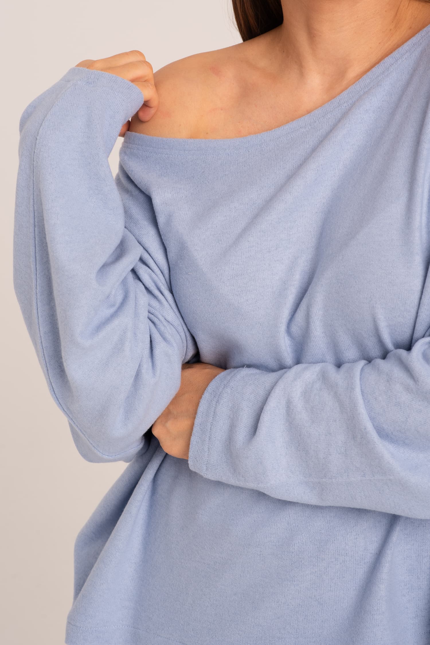 Błękitny longsleeve Clara — zdjęcie 3