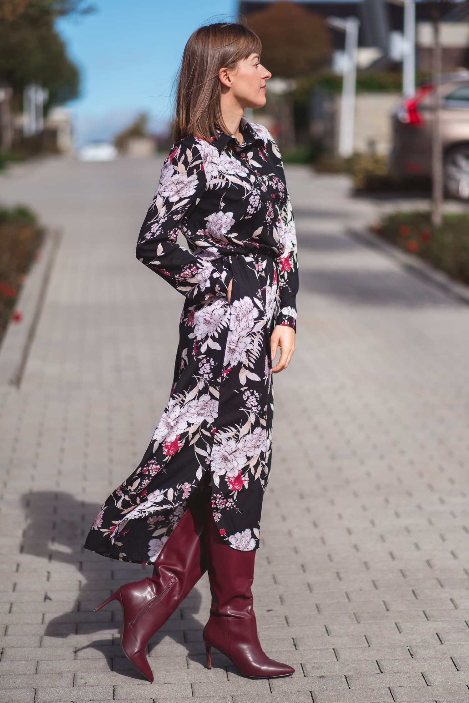 Sukienka koszulowa NONAME –  czarny — zdjęcie 3