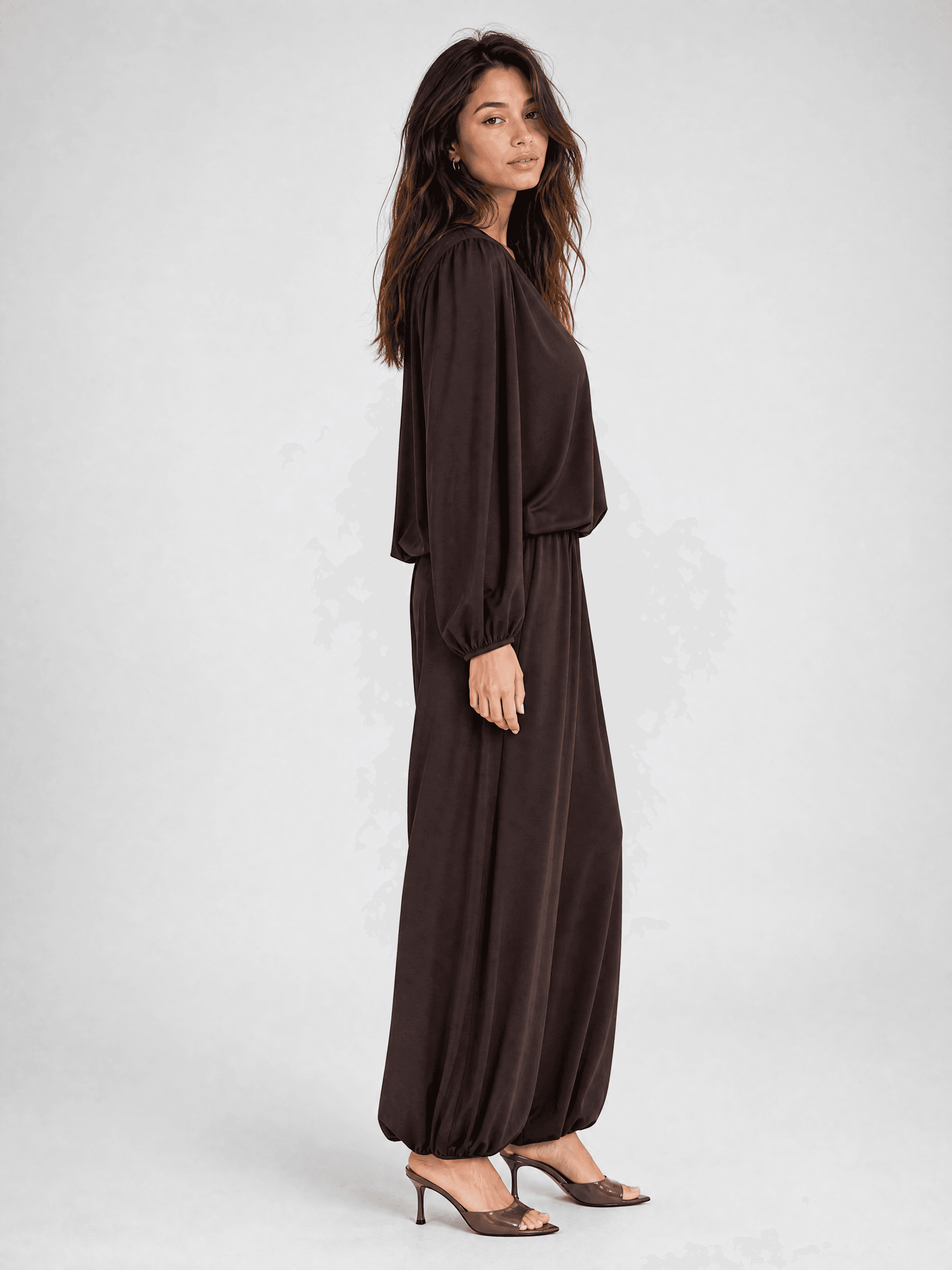Braune Modal-Bluse Rania — Foto 4