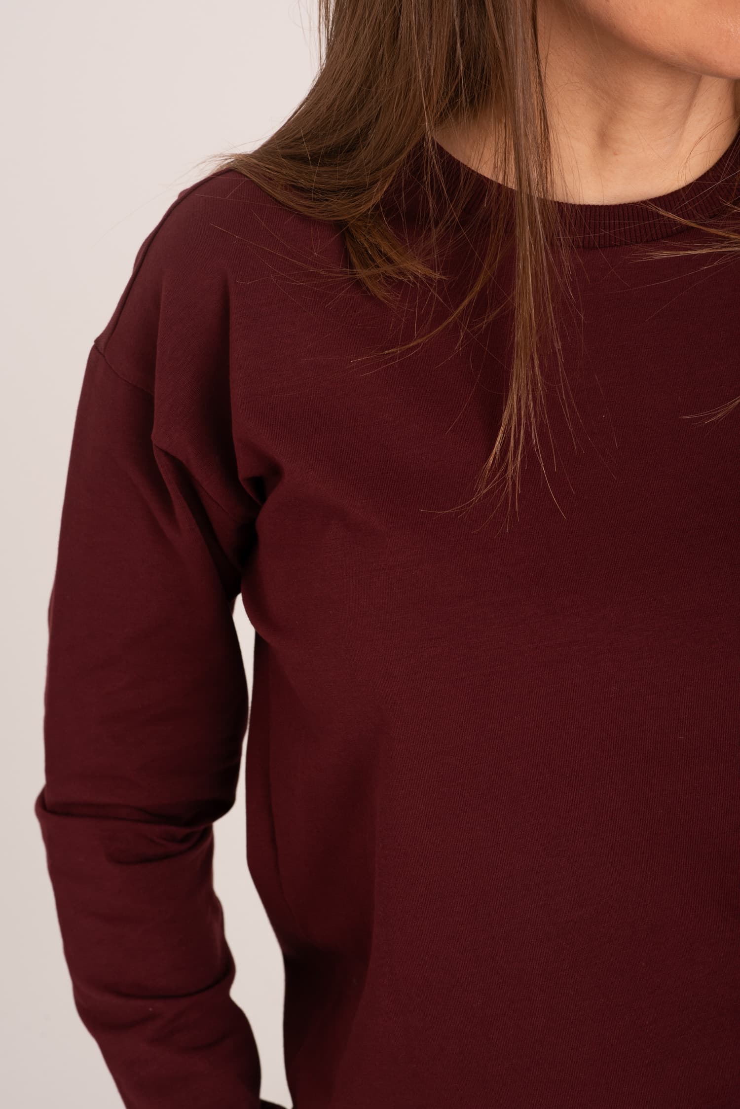 Bordowa piżama damska Night Night — zdjęcie 4