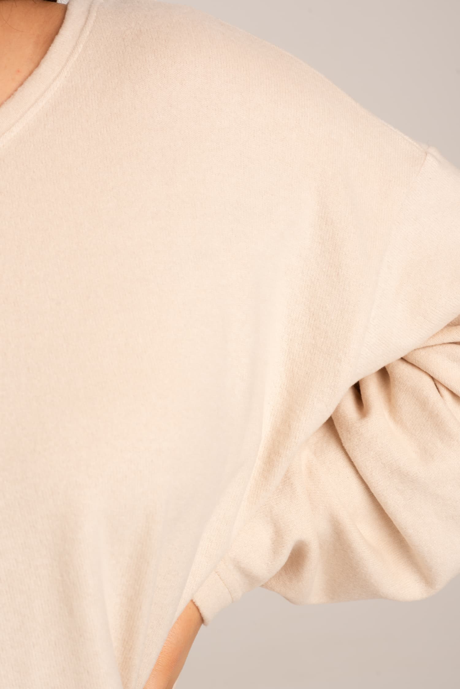 Cream Long Sleeve Top Clara — photo 4