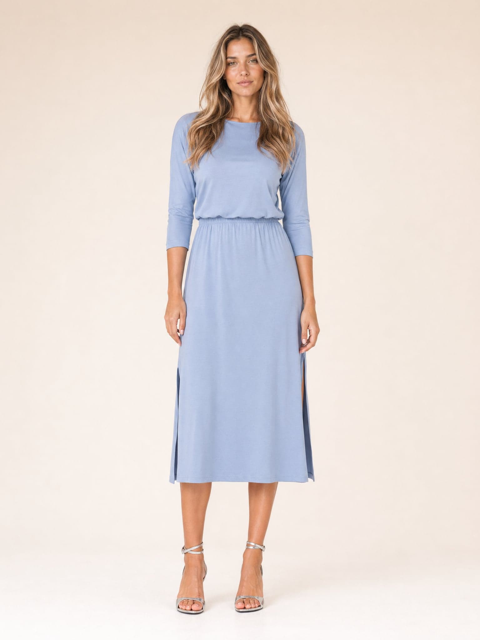 Blaues Kleid aus Modal Hot As Hell — Foto 8
