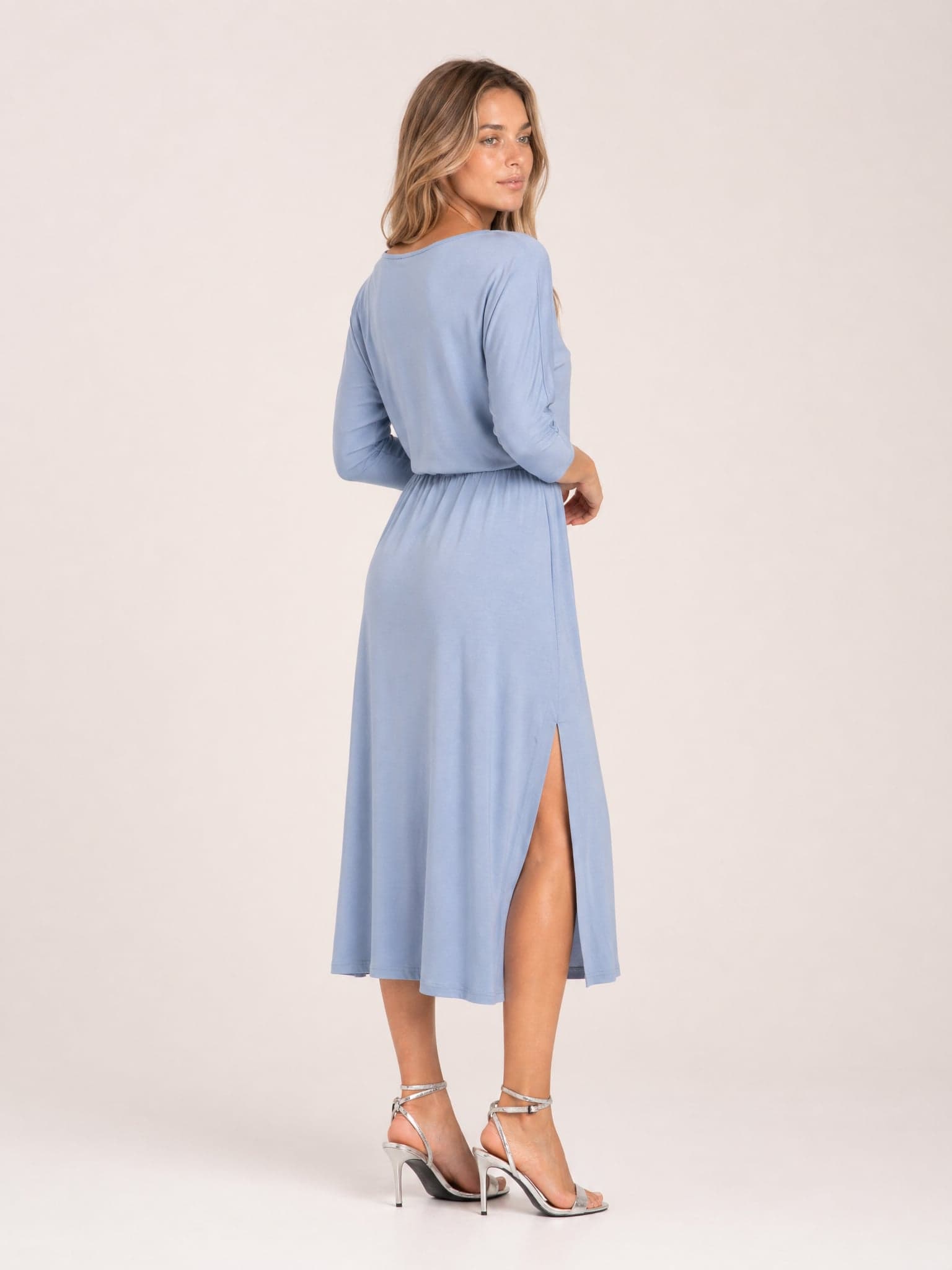 Blaues Kleid aus Modal Hot As Hell — Foto 3