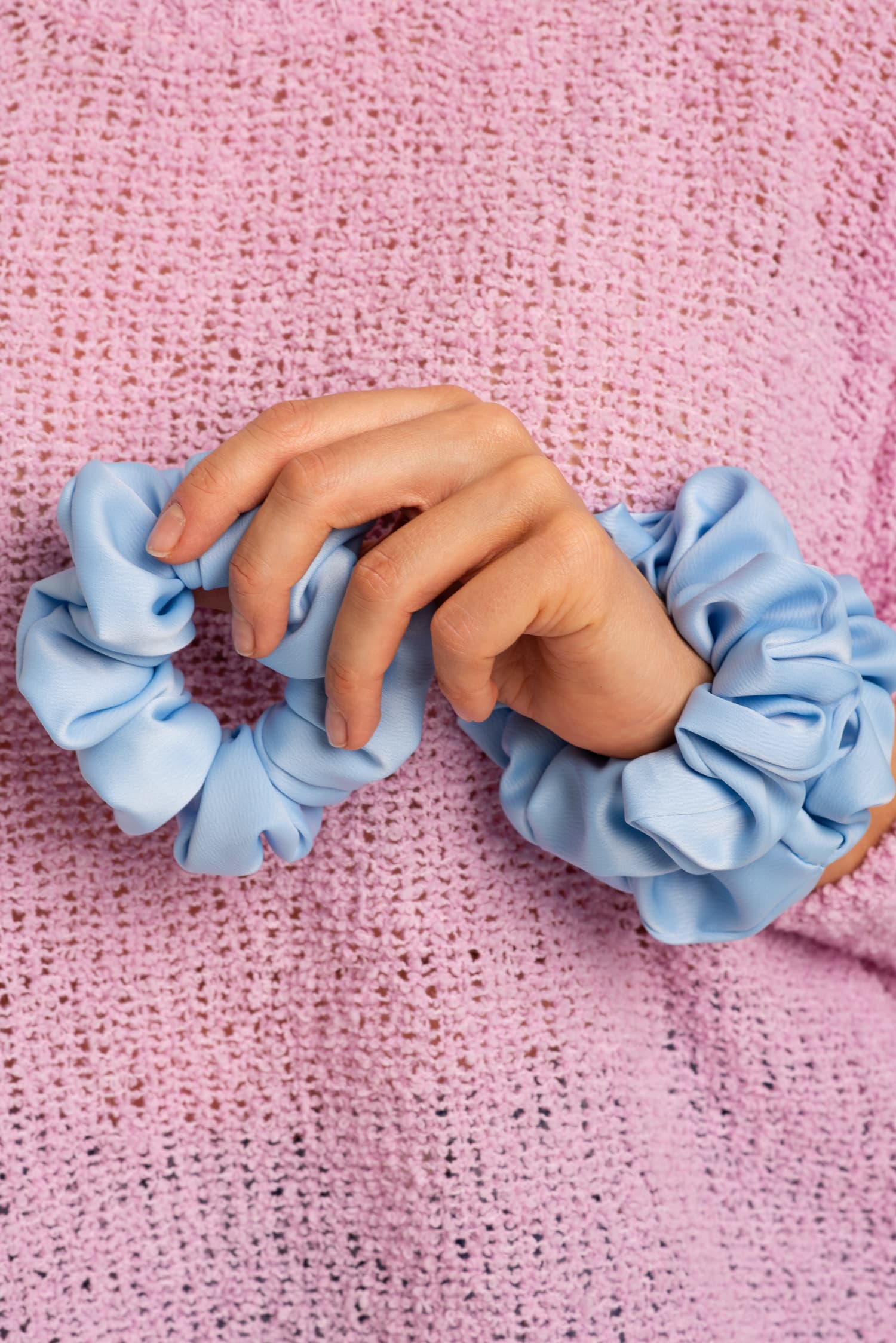 Gumka do włosów scrunchie (kolory) - zdjęcie 9