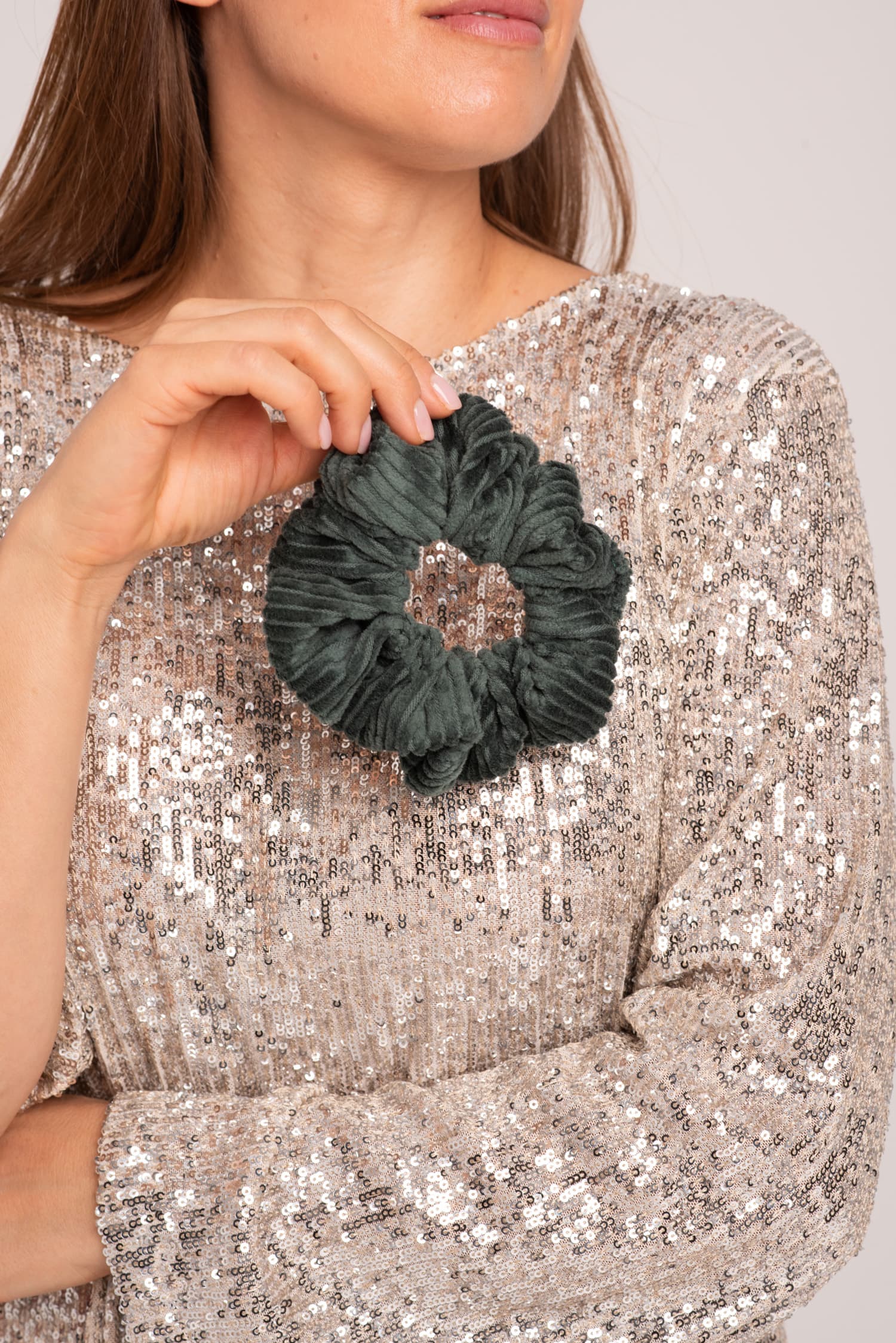 Gumka do włosów scrunchie (kolory) - zdjęcie 11