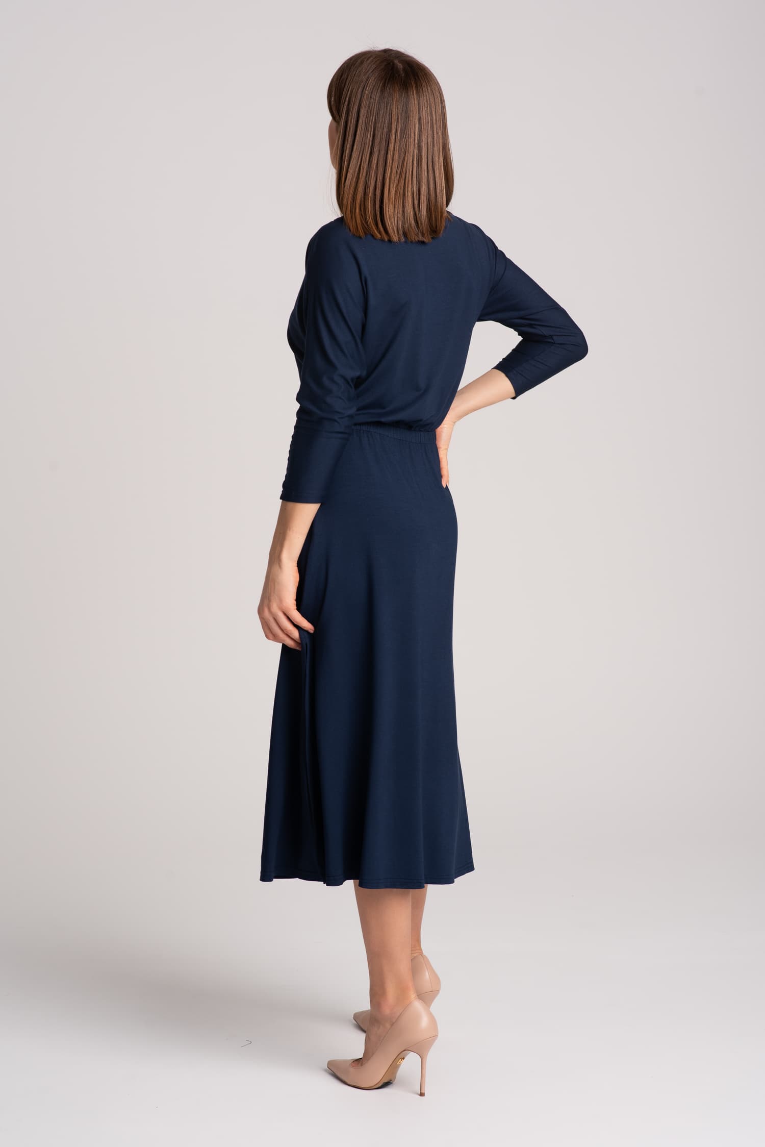 Granatowa sukienka Hot As Hell - zdjęcie 4