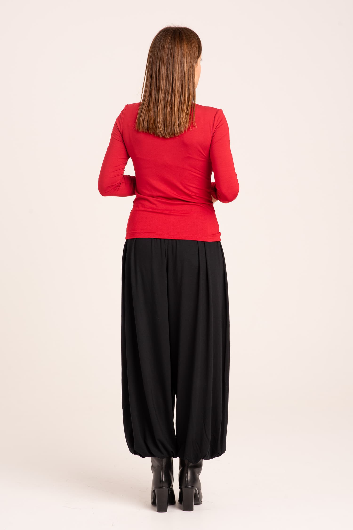 Czerwony golf damski Willa - zdjęcie 7