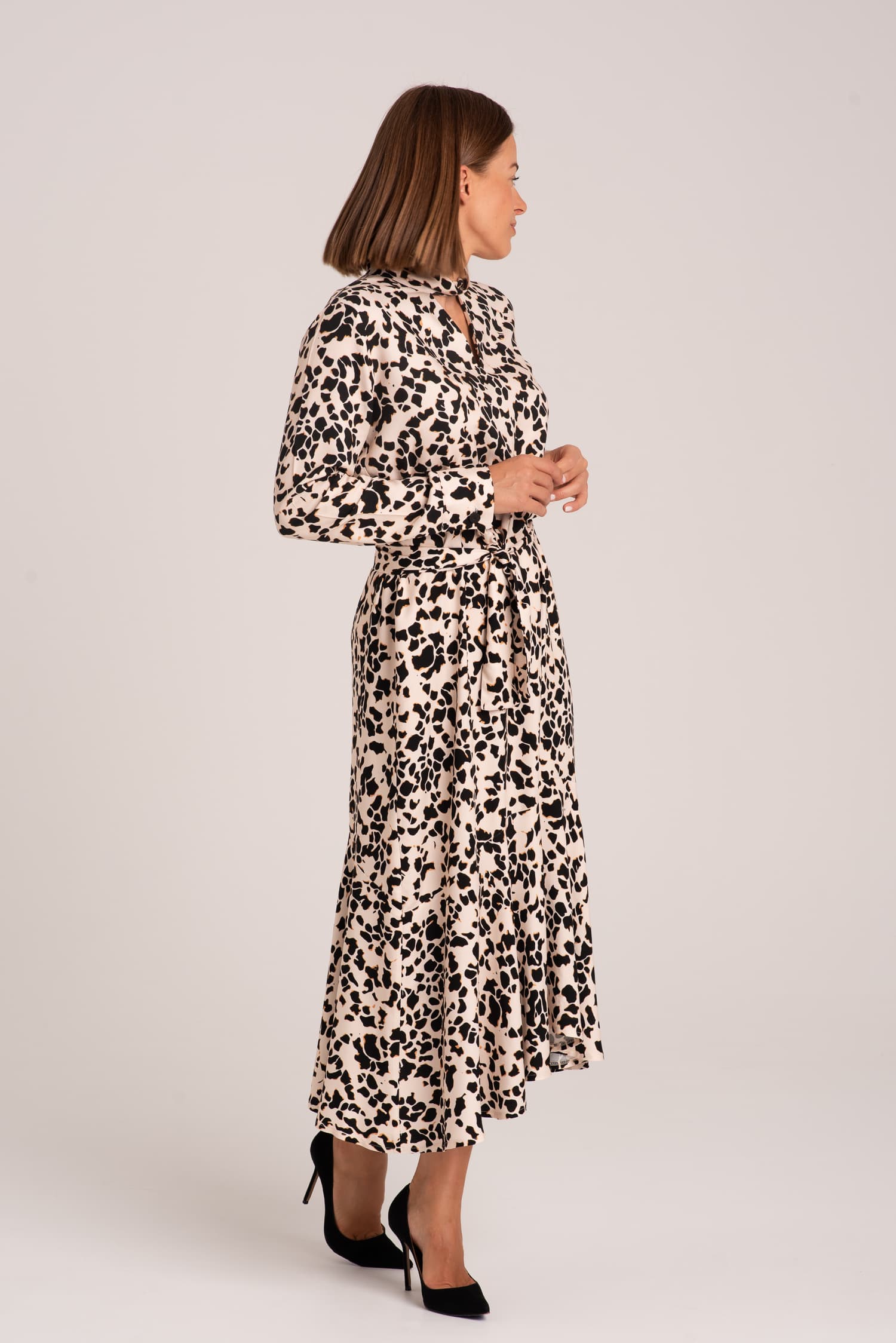 Długa sukienka z wiskozy Sonia — zdjęcie 4