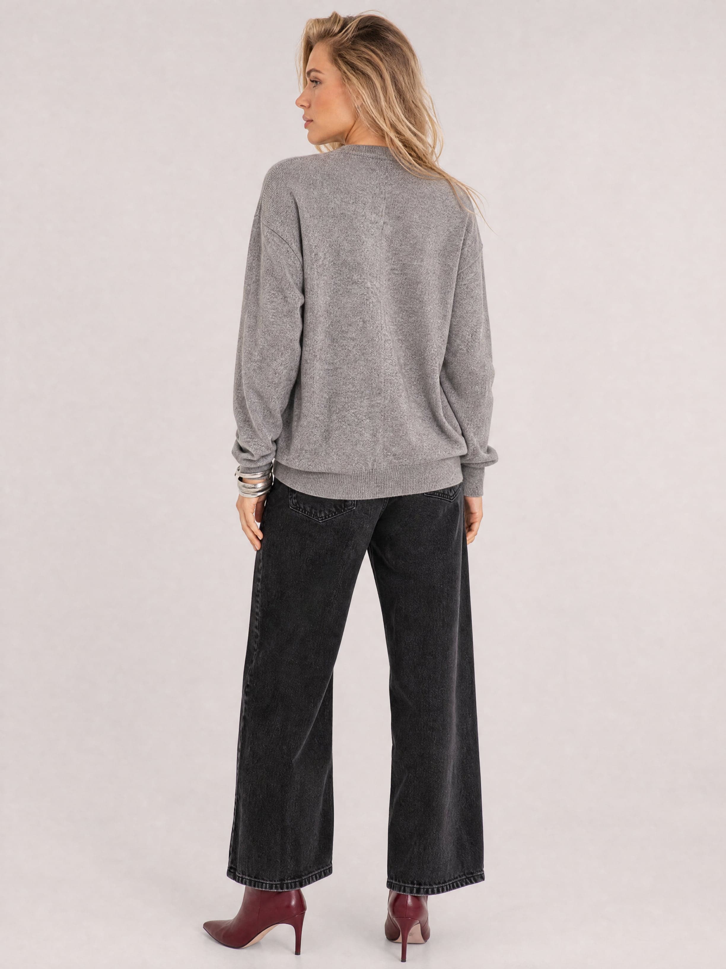 Jersey clásico gris de mujer Agatha — foto 11