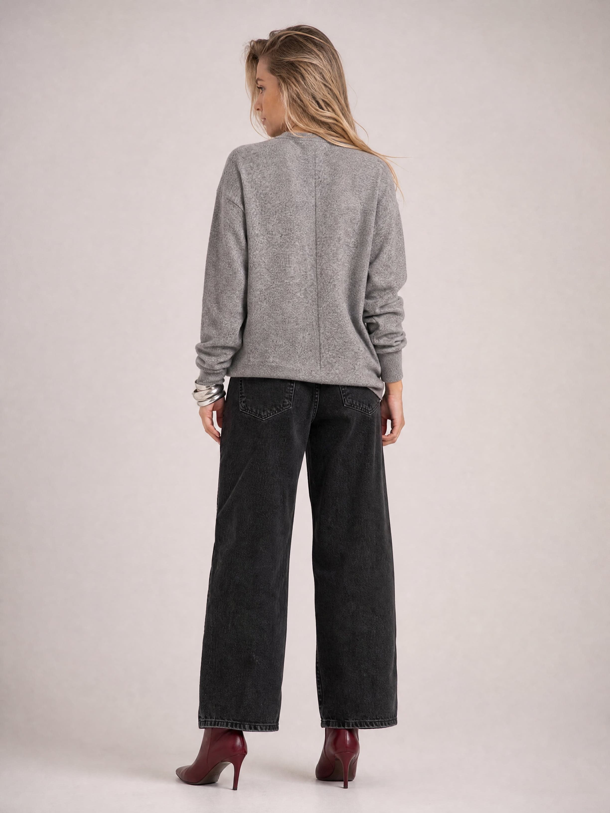 Jersey clásico gris de mujer Agatha — foto 7