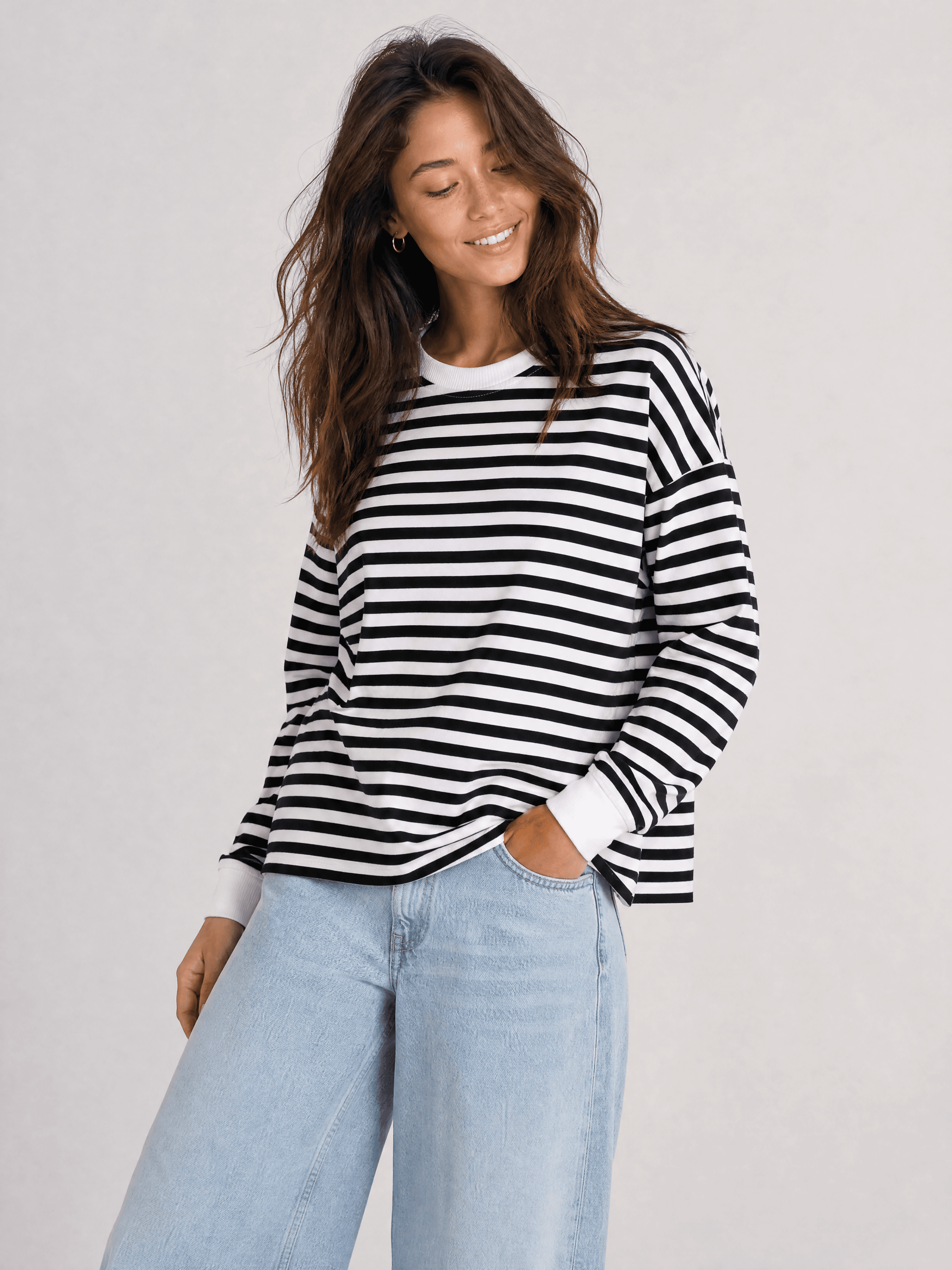 Gestreiftes Longsleeve HANNAH — Foto 3
