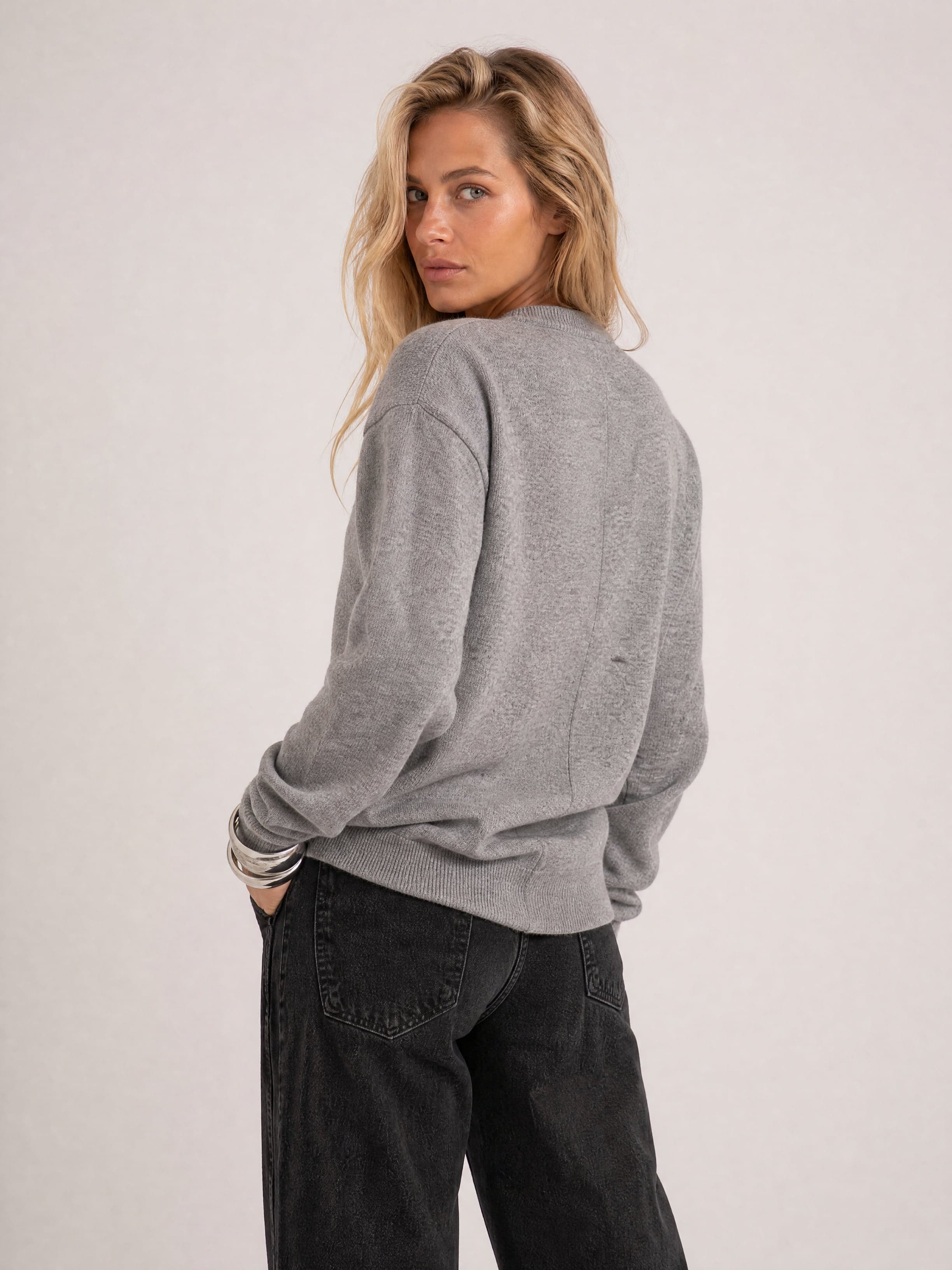 Jersey clásico gris de mujer Agatha — foto 5