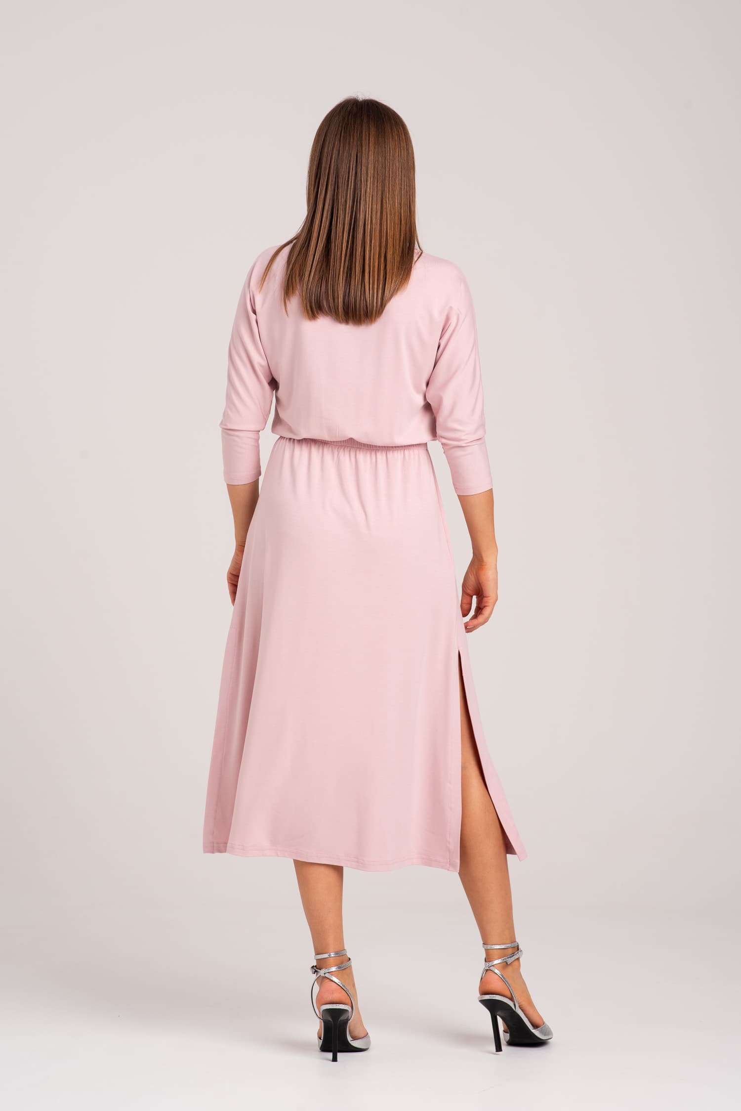 Różowa sukienka z modalu Hot As Hell — zdjęcie 7